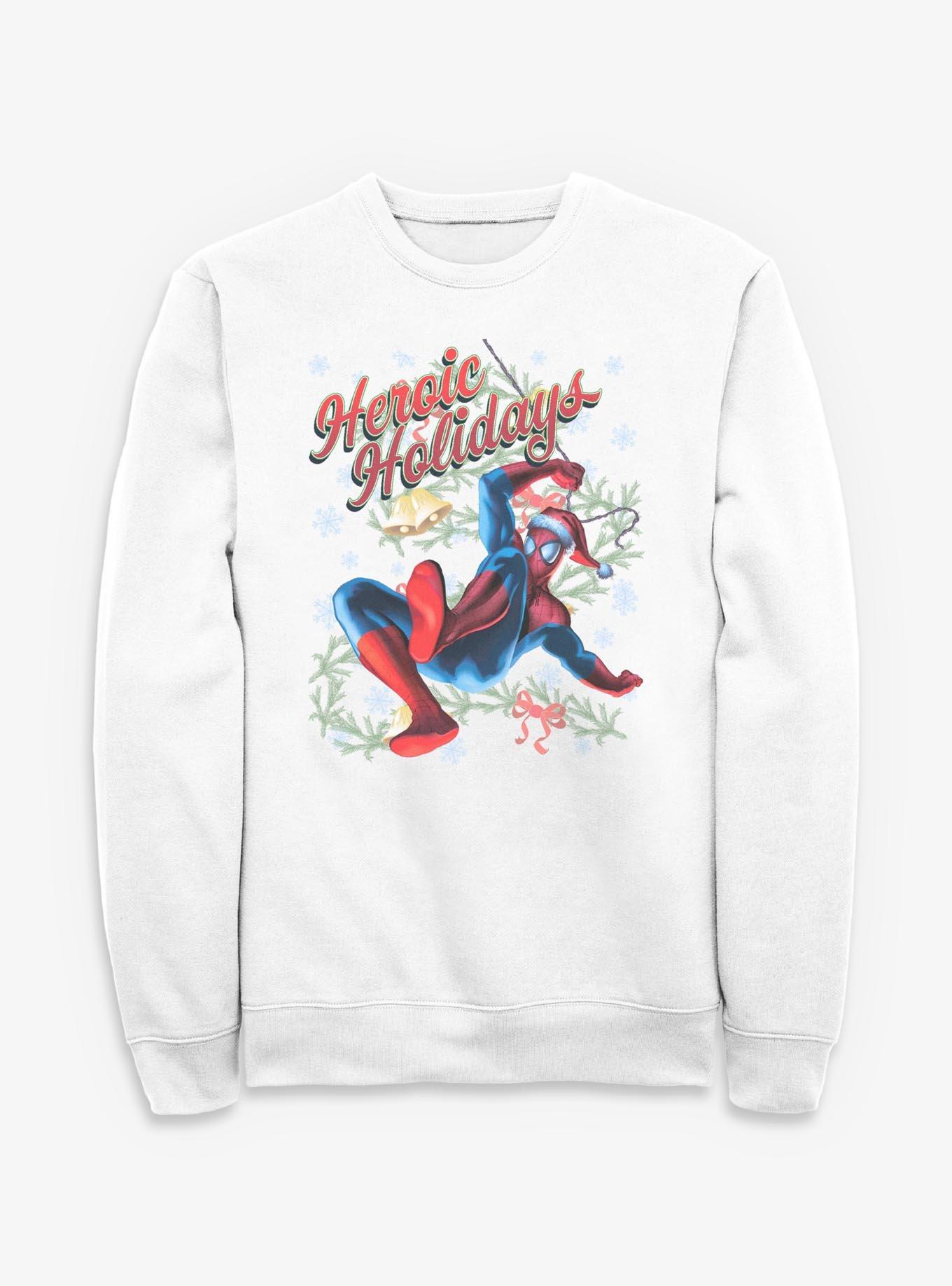 Marvel Spider-Man Holiday Spiderman Sweatshirt, , hi-res