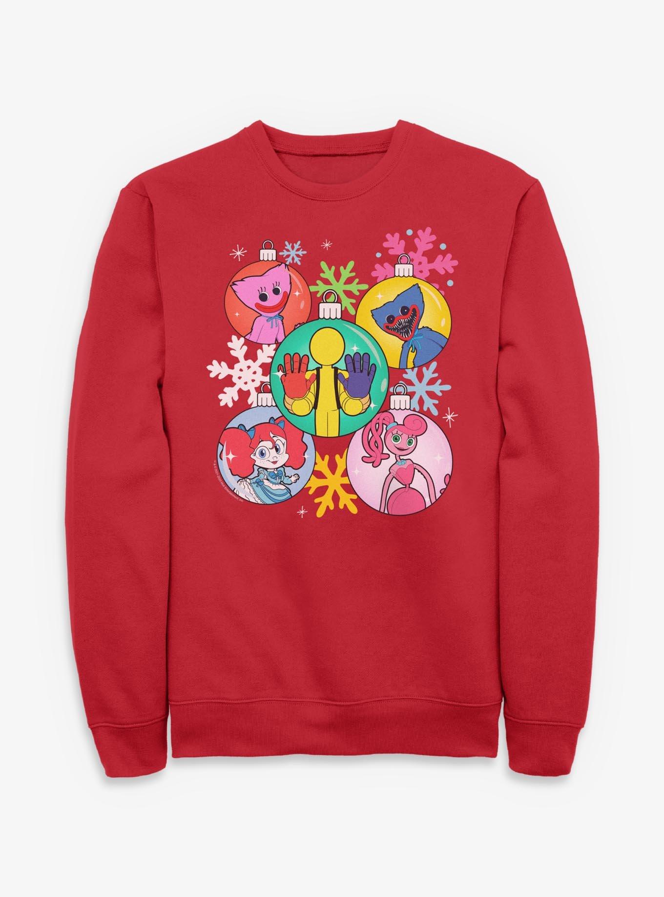 Poppy Playtime Christmas Balls Sweatshirt, , hi-res