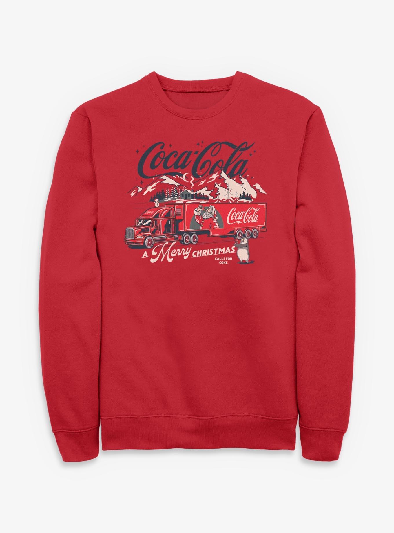 Coca-Cola Merry Christmas Calls For Coke Sweatshirt, , hi-res