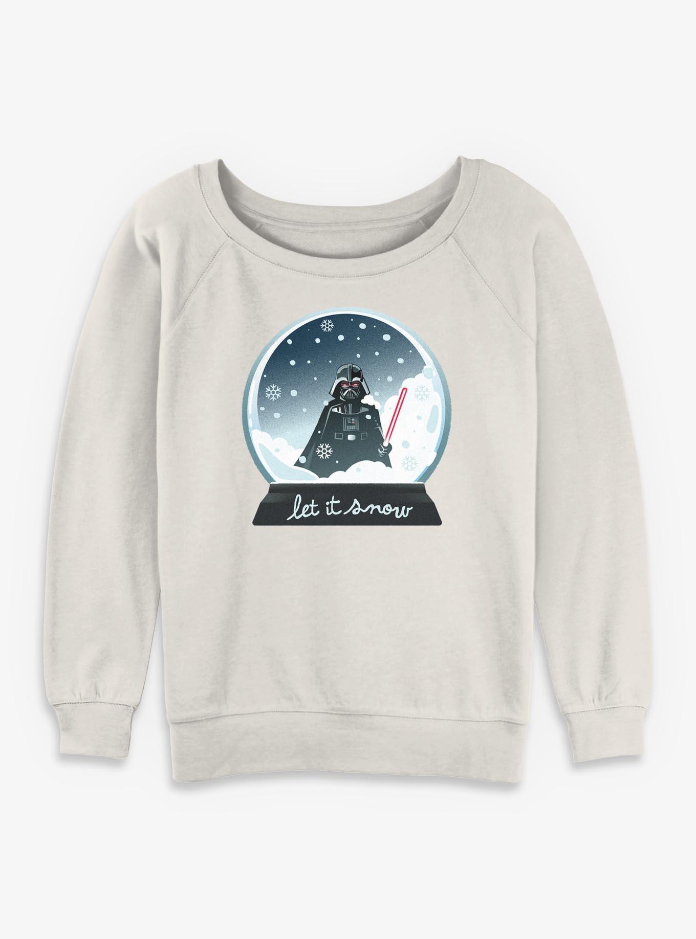 Star Wars Let It Snow Girls Slouchy Sweatshirt