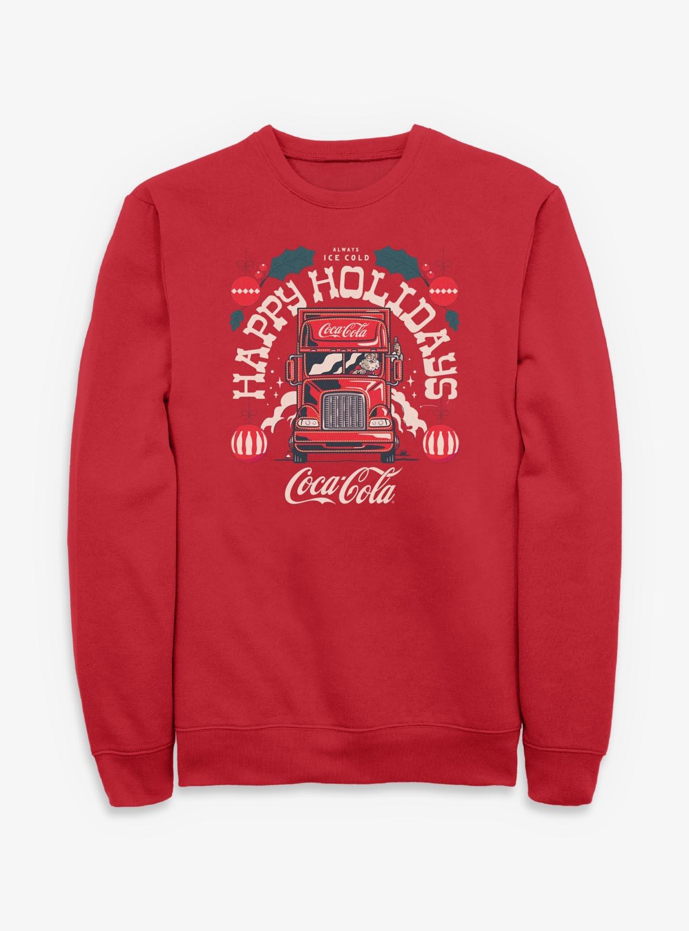 Coca-Cola Always Ice Cold Happy Holidays Sweatshirt, , hi-res