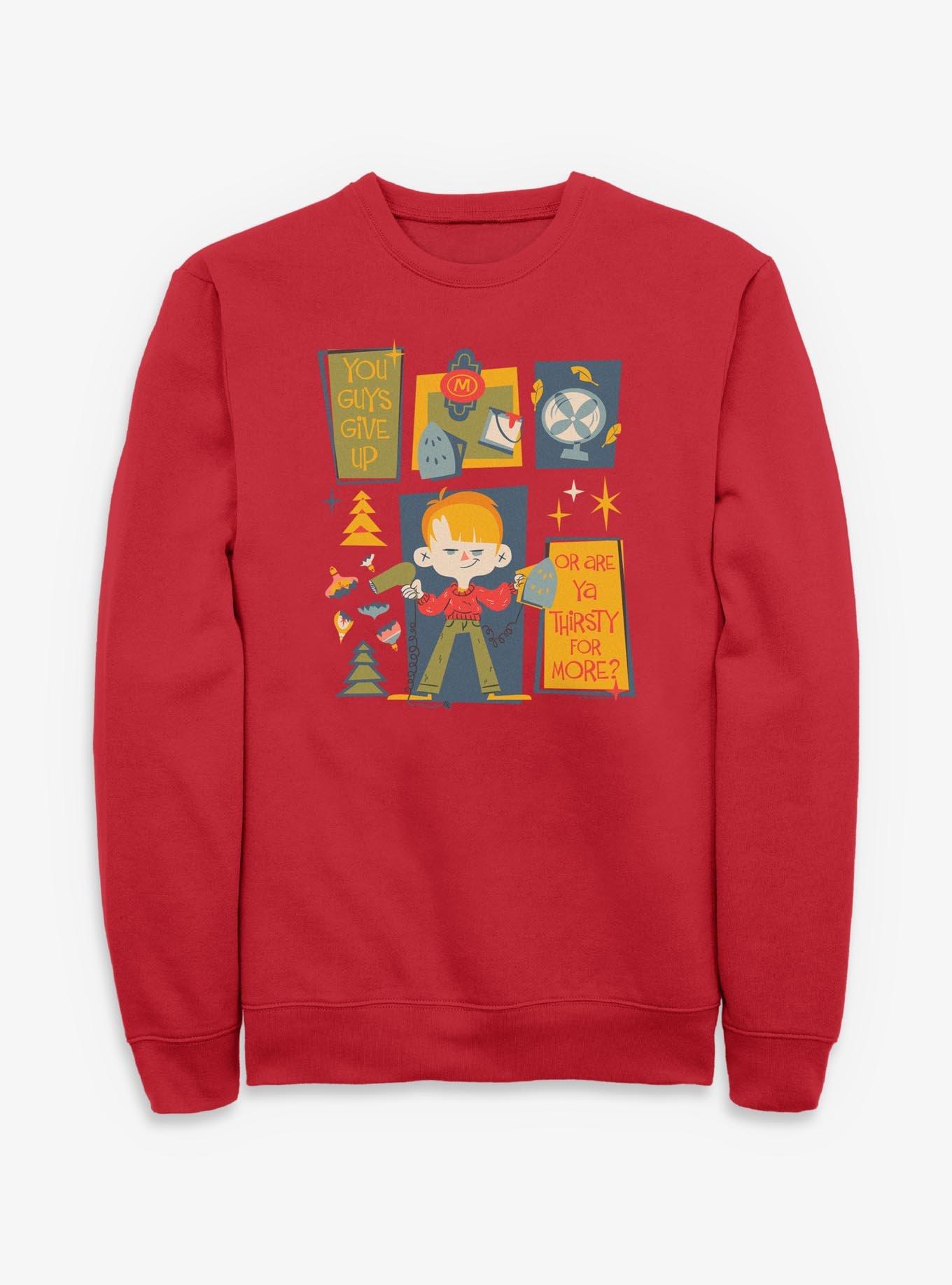 Home Alone Are You Thirsty For More Sweatshirt, , hi-res