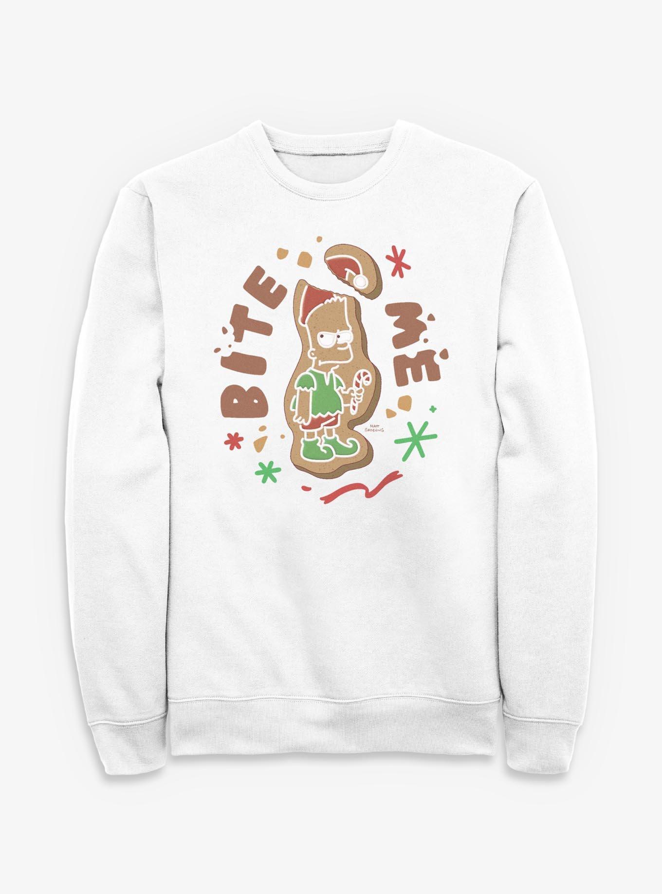 The Simpsons Bite The Gingerbread Sweatshirt