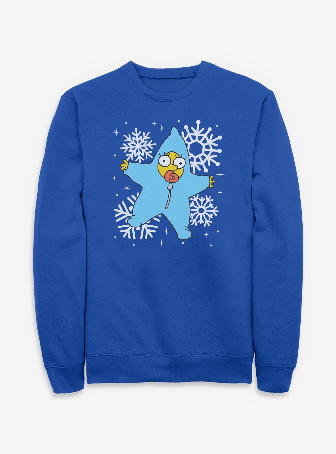 The Simpsons Maggie Snowflakes Sweatshirt, , hi-res