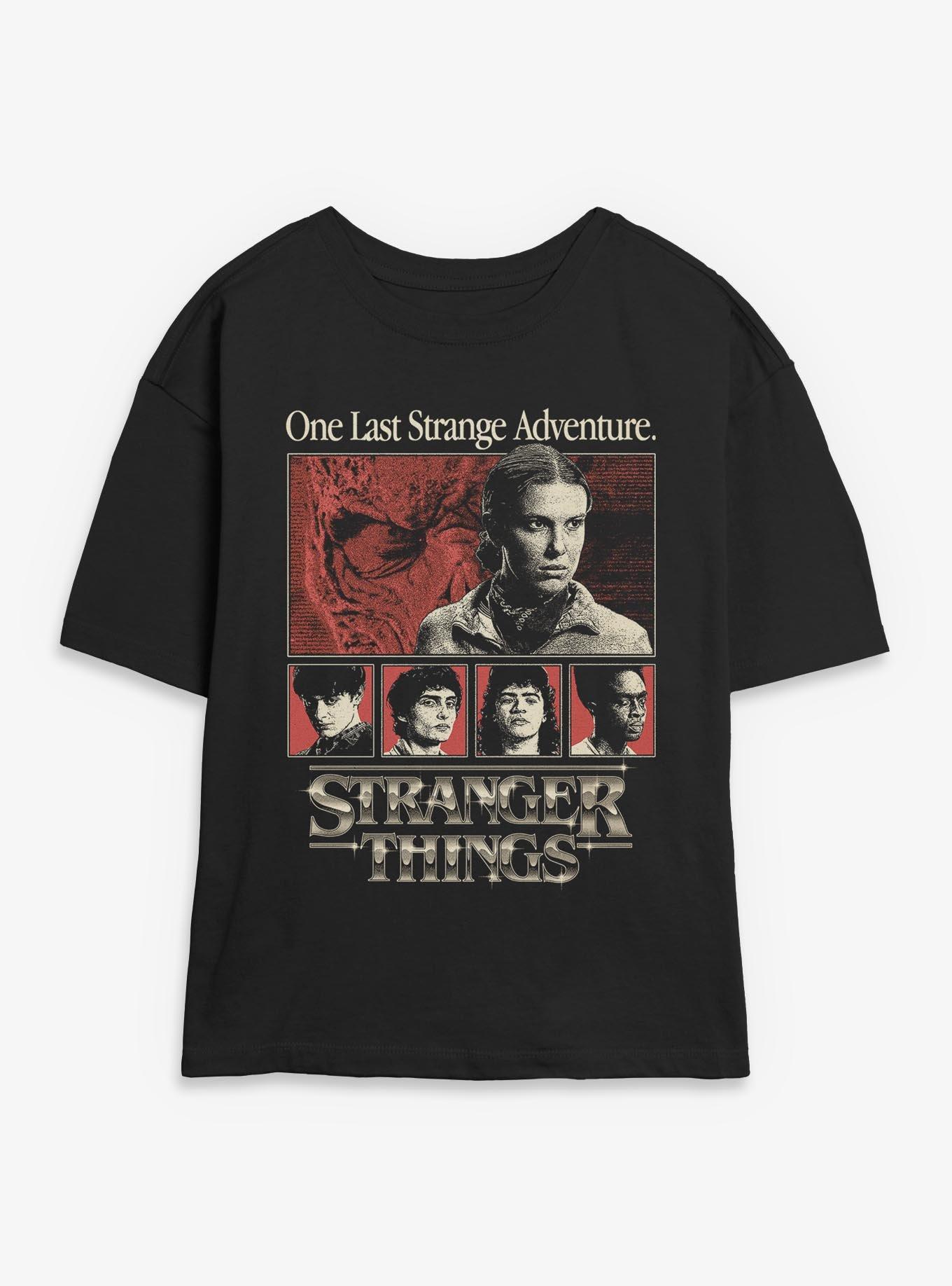 Stranger Things One Last Strange Adventure Womens Skimmer T-Shirt BoxLunch Exclusive, , hi-res