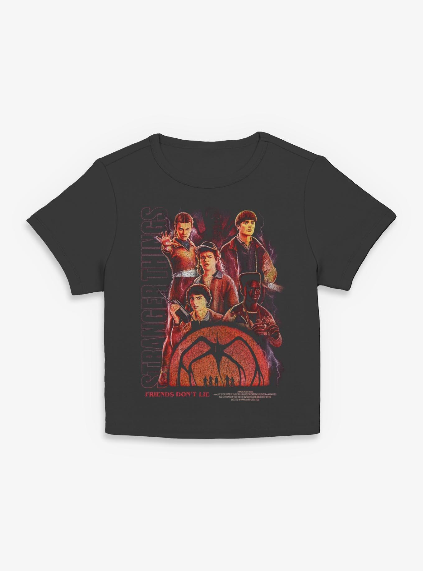 Stranger Things Friends Don't Lie Womens Baby T-Shirt BoxLunch Exclusive, , hi-res