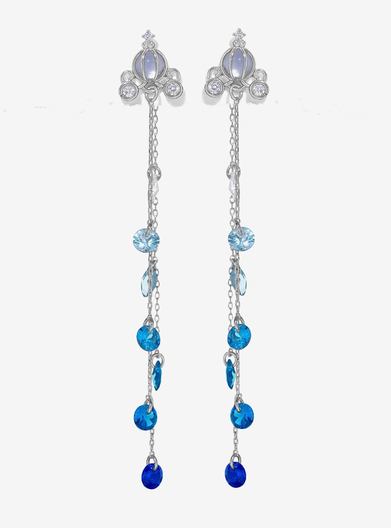 Disney X Girls Crew Cinderella Carriage Drop Earrings, , hi-res