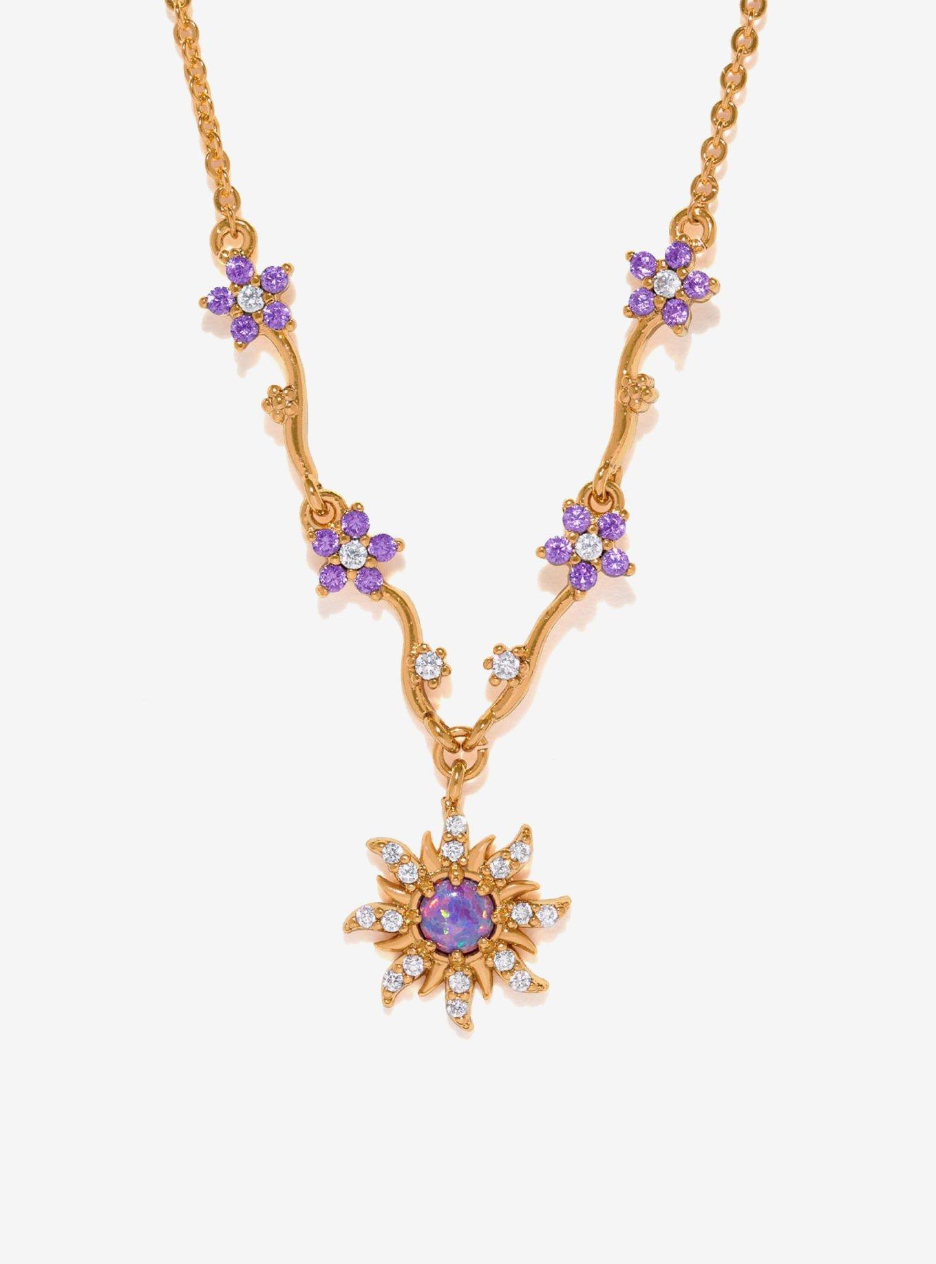 Disney X Girls Crew Tangled Corona Crest Sun Necklace, , hi-res