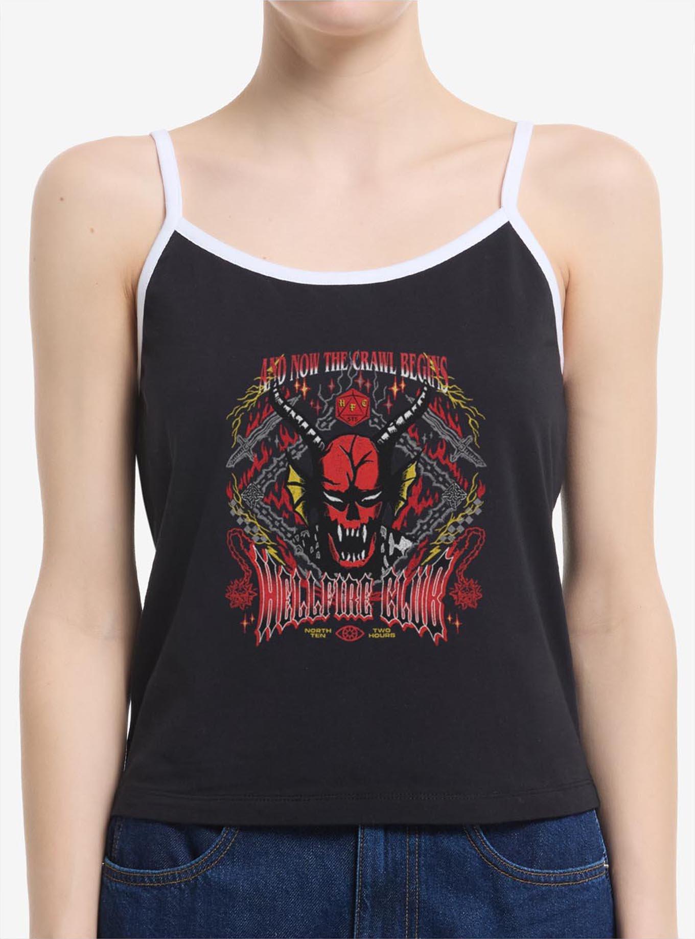Stranger Things Hellfire Club Now The Crawl Begins Womens Cami Tank Top Her Universe Exclusive, , hi-res