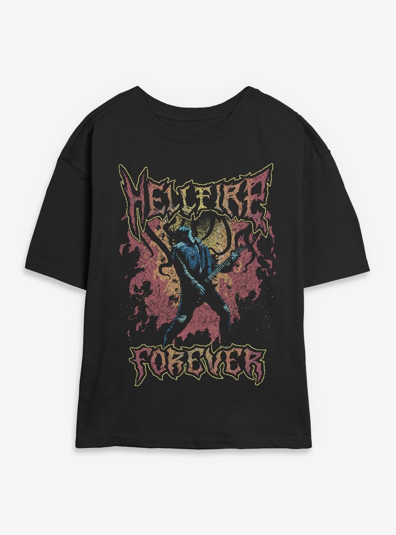 Stranger Things Eddie Munson Hellfire Club Forever Womens Skimmer T-Shirt Her Universe Exclusive, , hi-res