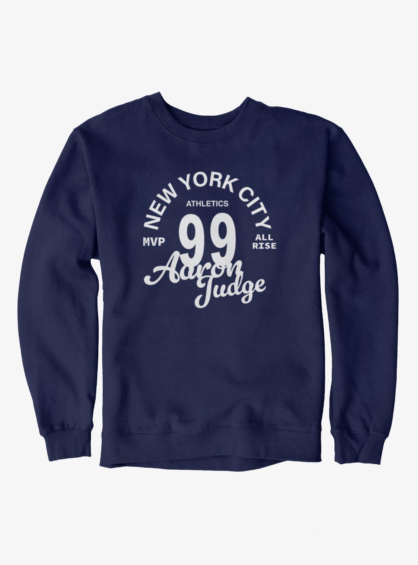 MLB New York Yankees Aaron Judge Sweatshirt Hot Topic Exclusive, NAVY, hi-res view 1