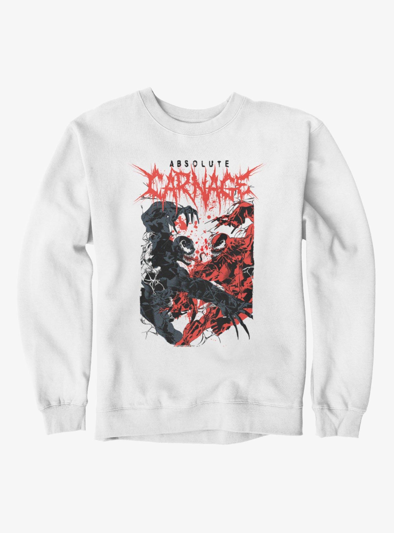Marvel Spider-Man Absolute Carnage Vs. Venom Sweatshirt Hot Topic Exclusive