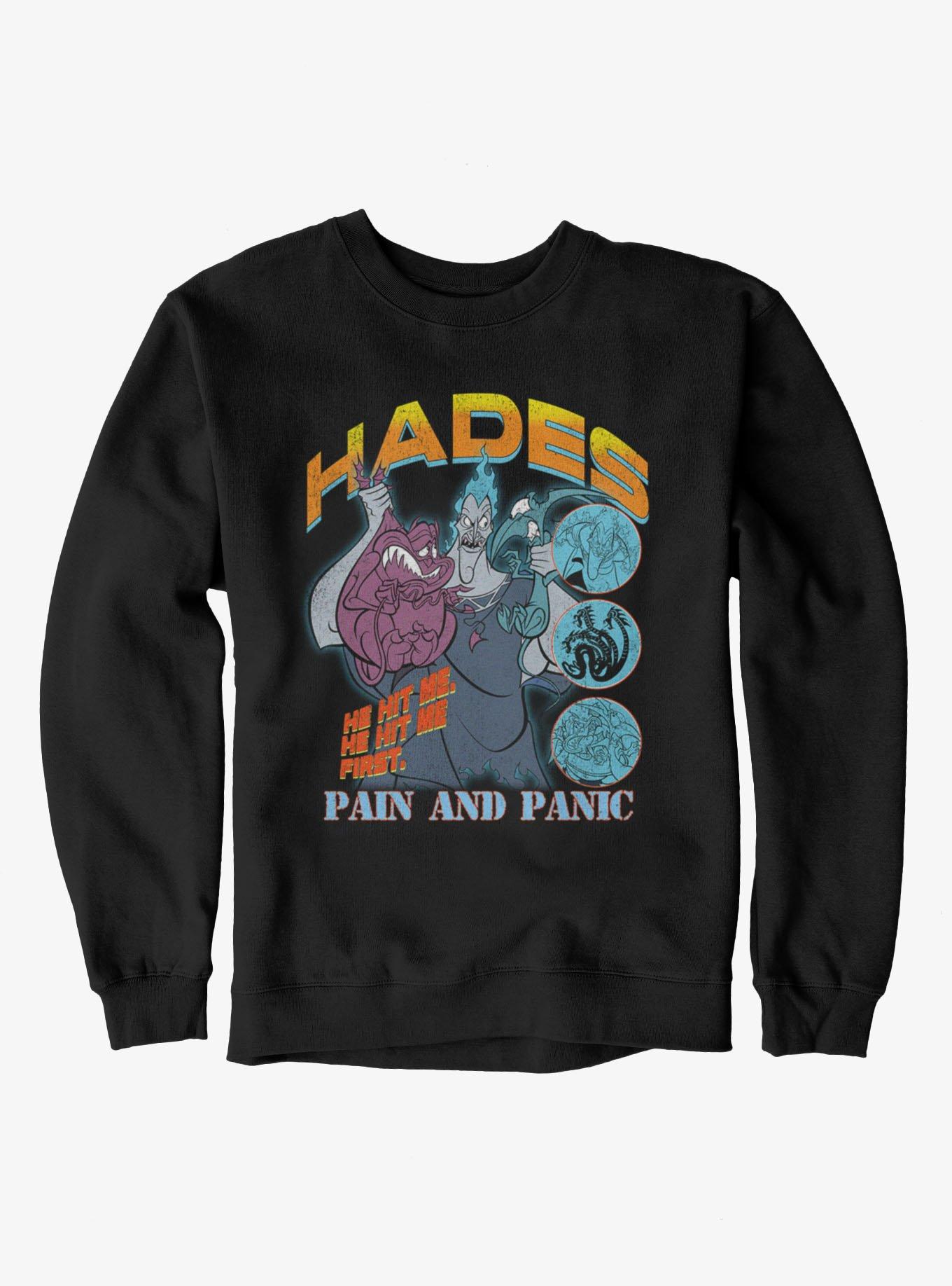 Disney Hercules Hades Pain and Panic Sweatshirt Hot Topic Exclusive, , hi-res