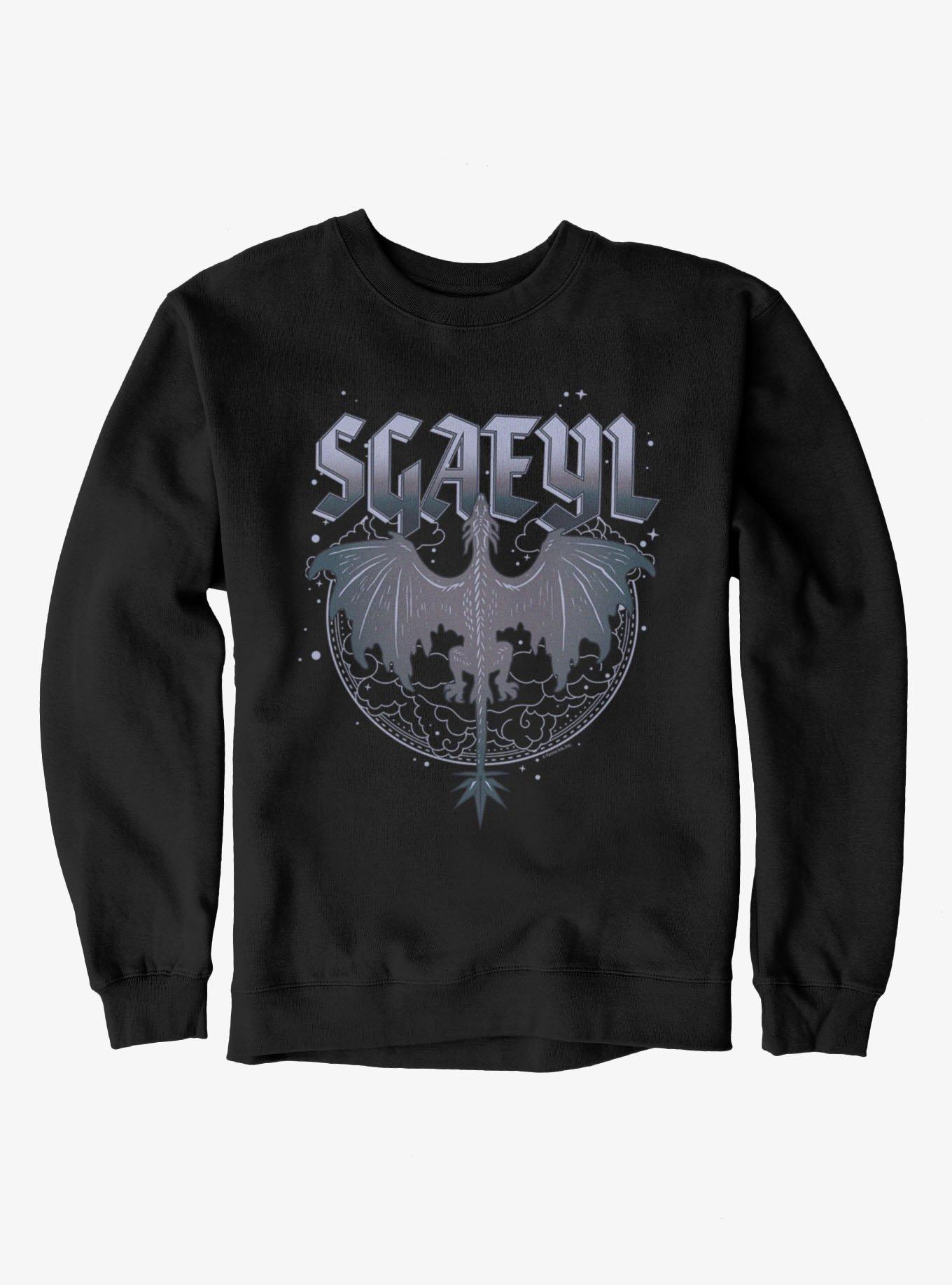 Fourth Wing Sgaeyl Daggertail Flight Sweatshirt Hot Topic Exclusive, , hi-res