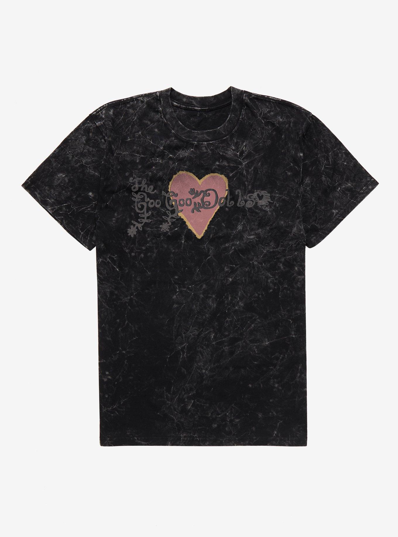 Goo Goo Dolls Heart Mineral Wash T-Shirt, , hi-res