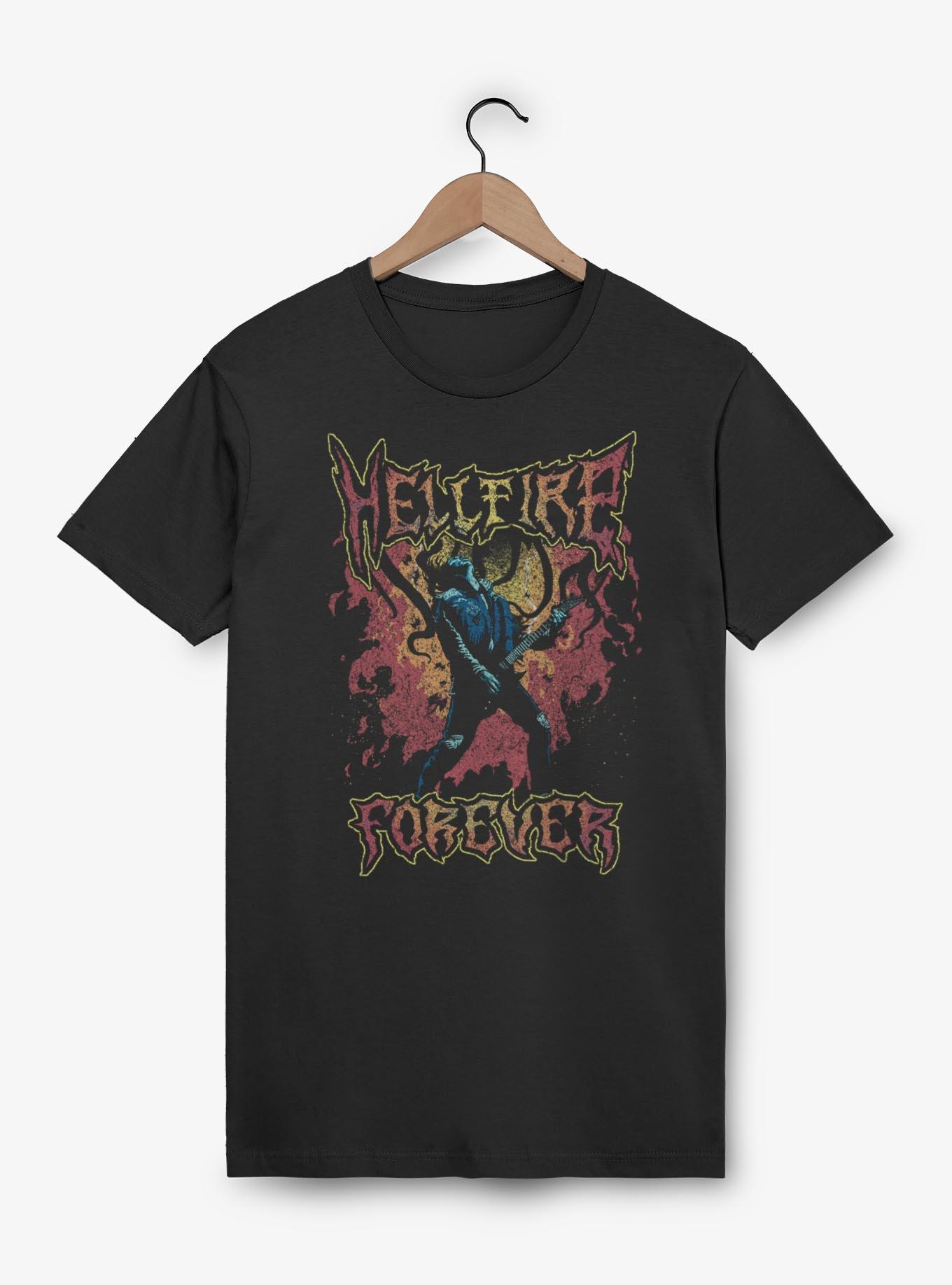 Stranger Things Eddie Munson Hellfire Club Forever T-Shirt BoxLunch Exclusive, BLACK, hi-res