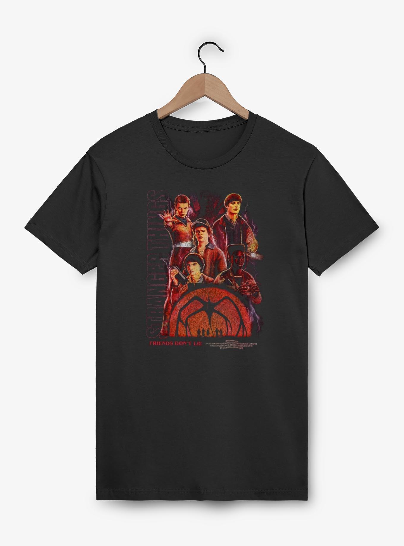 Stranger Things Friends Don't Lie T-Shirt BoxLunch Exclusive, , hi-res