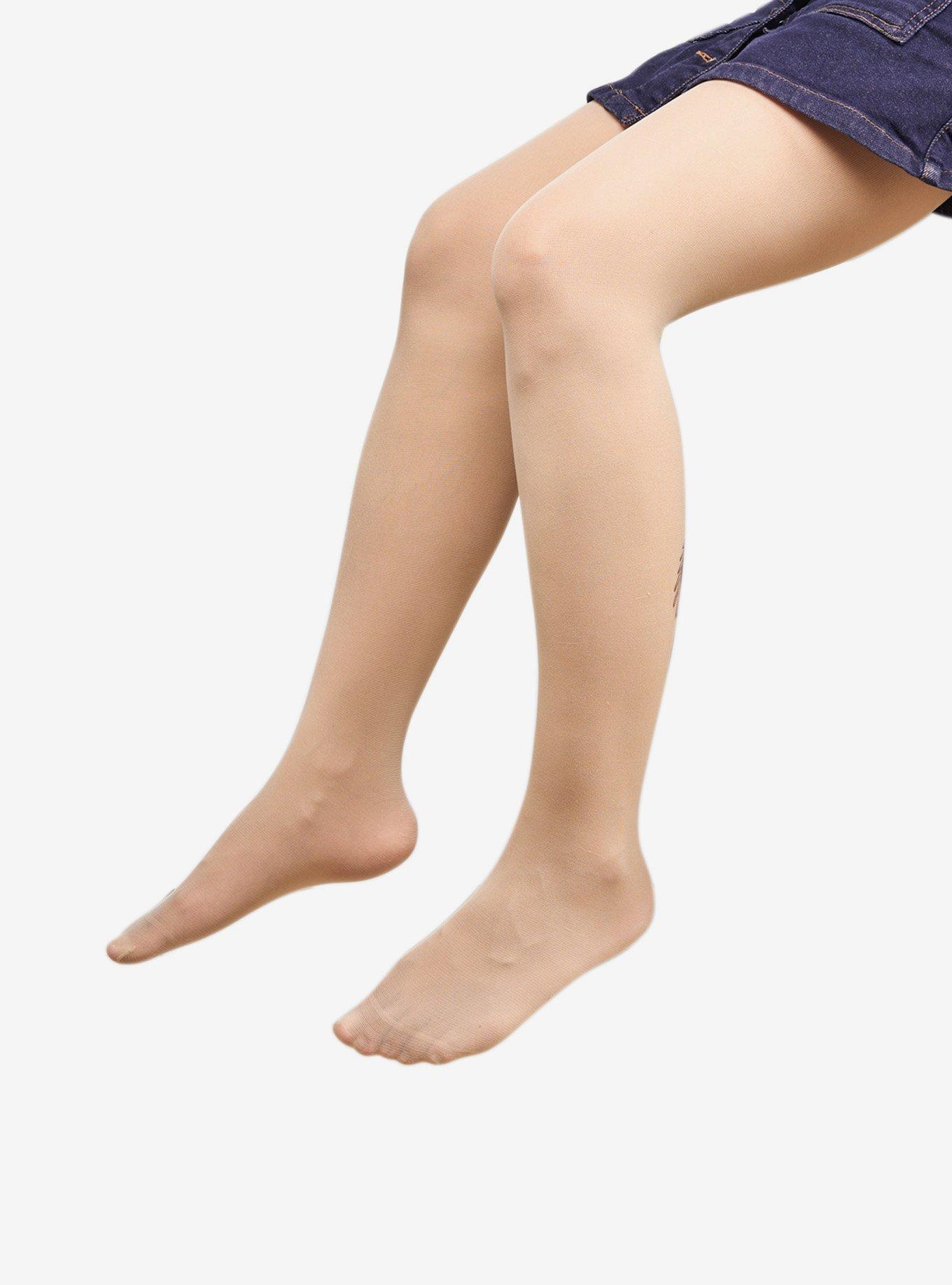 Ed Hardy Tattoo Nude Tights, , hi-res