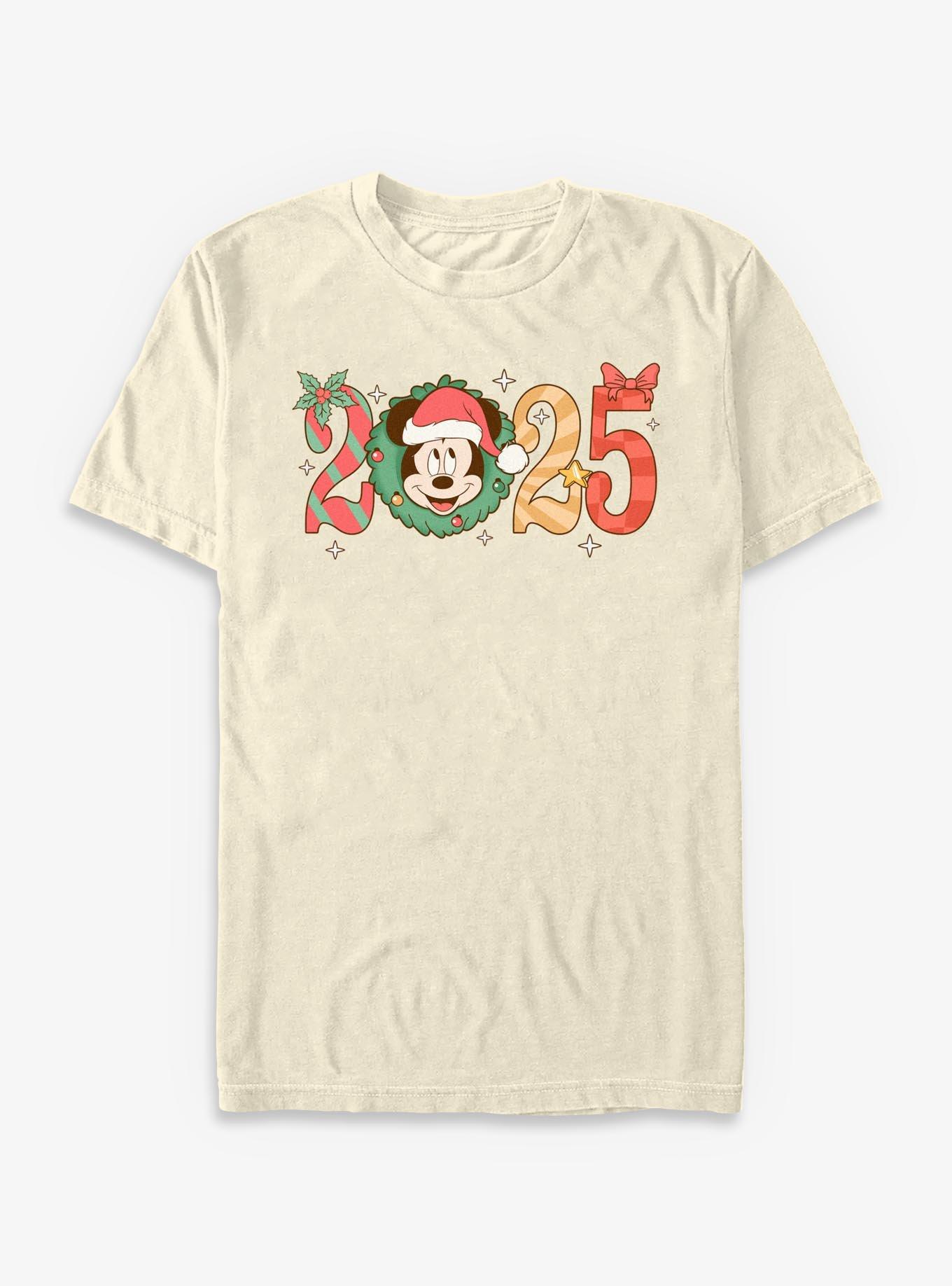 Disney Mickey Mouse 2025 Holly Year T-Shirt, , hi-res