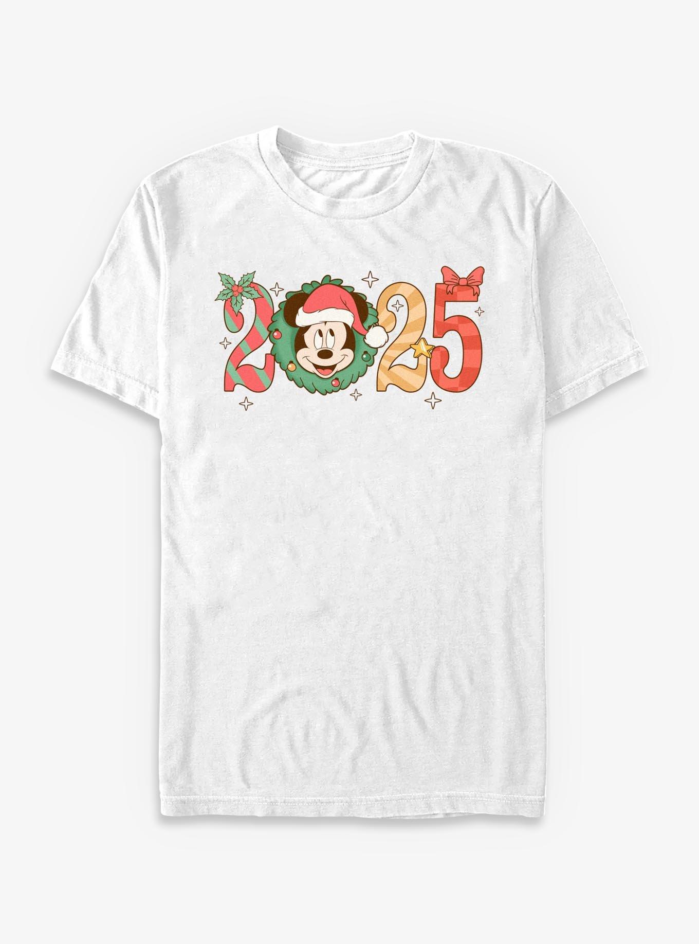 Disney Mickey Mouse 2025 Holly Year T-Shirt, , hi-res