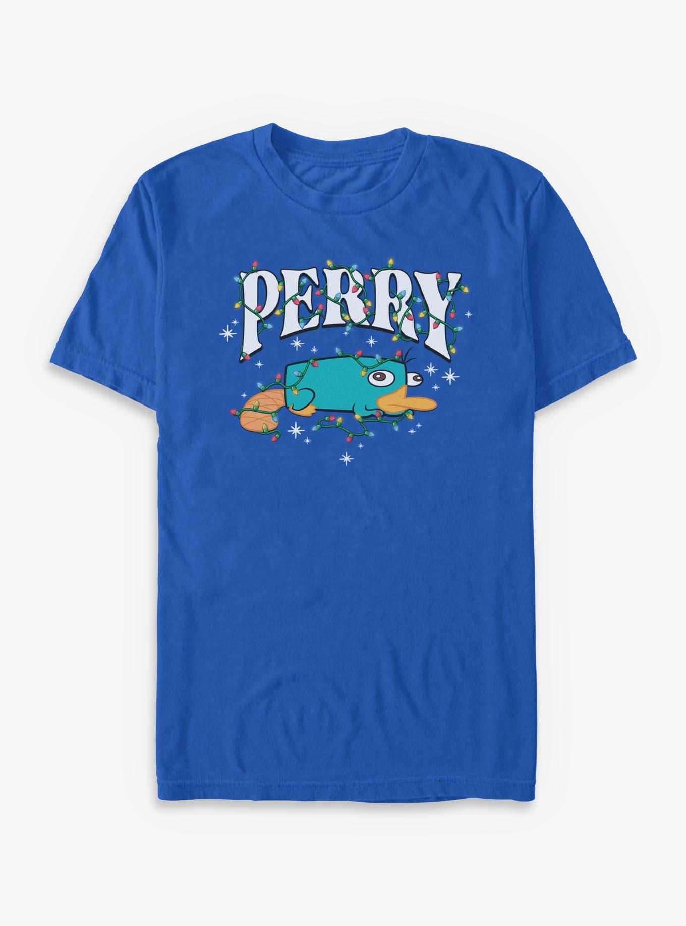 Disney Phineas and Ferb Perry Christmas Lights T-Shirt, , hi-res