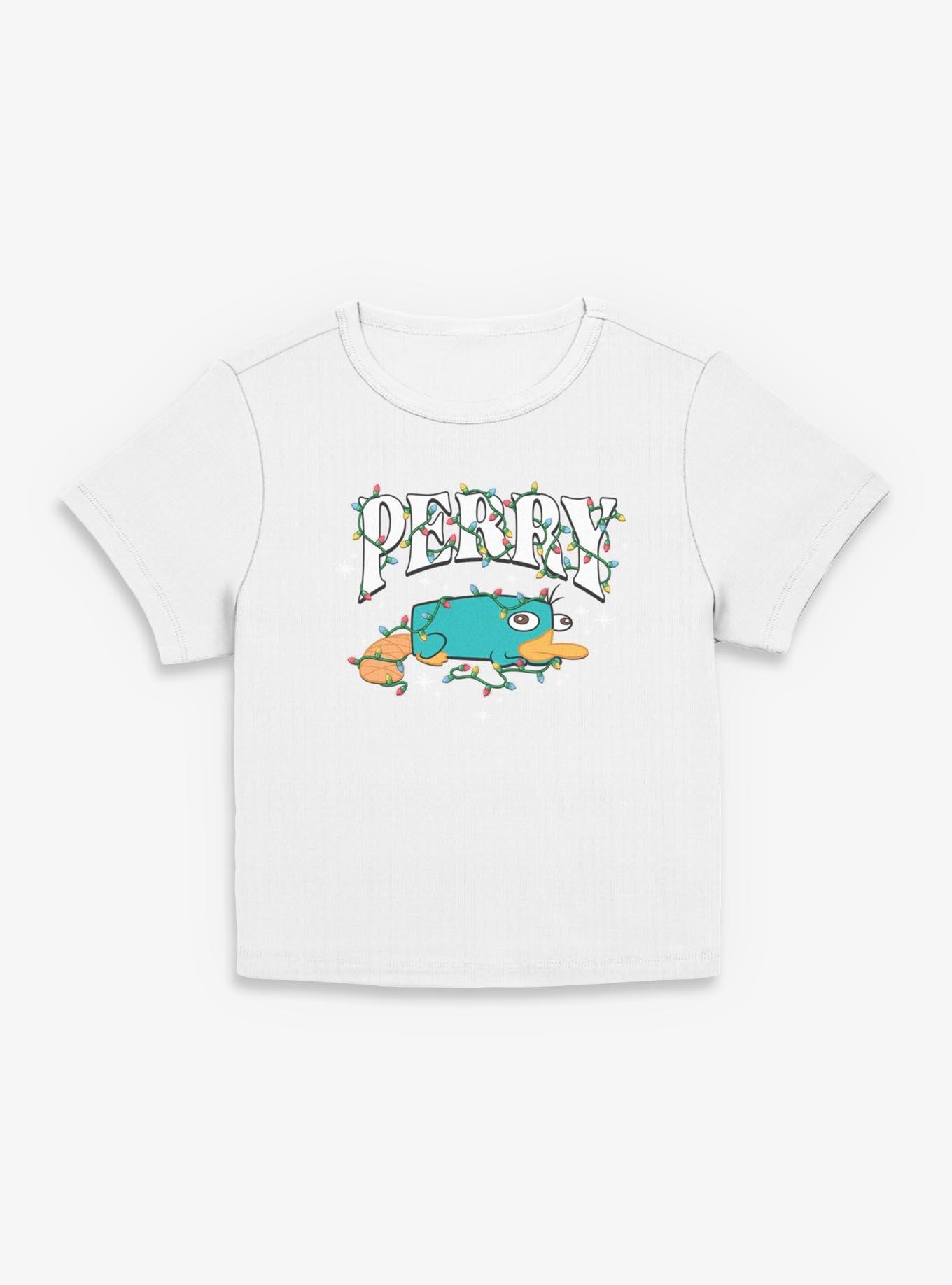 Disney Phineas and Ferb Perry Christmas Lights Girls Baby T-Shirt, , hi-res