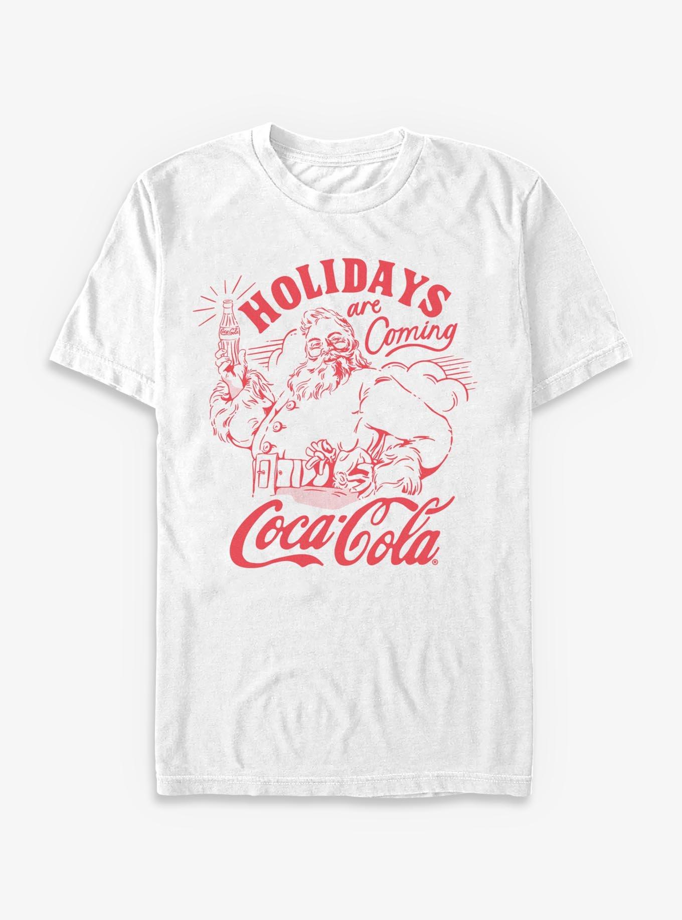 Coca-Cola Holidays Are Coming Santa T-Shirt, , hi-res