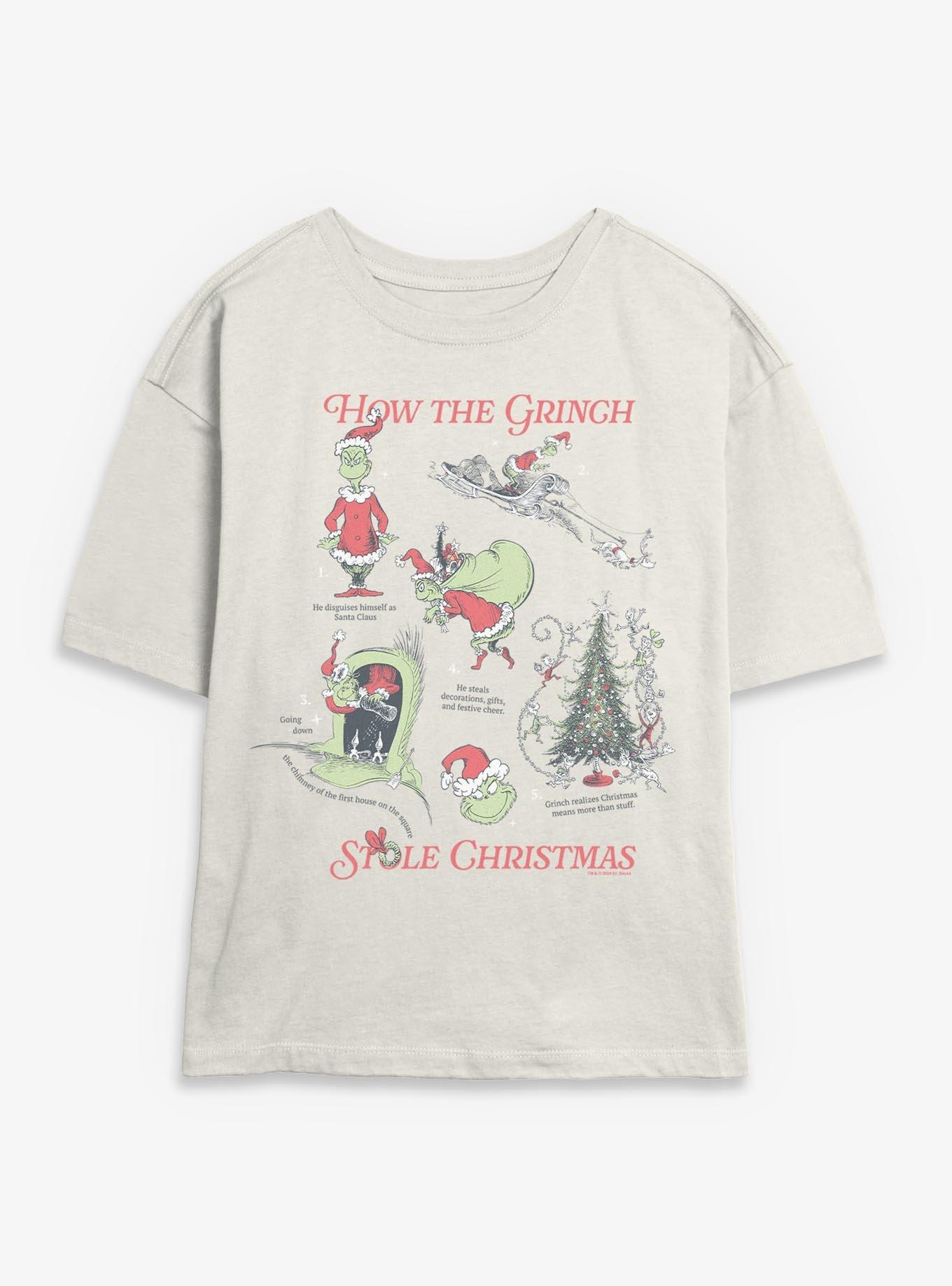 Dr. Seuss How The Grinch Stole Christmas Girls Skimmer T-Shirt, , hi-res