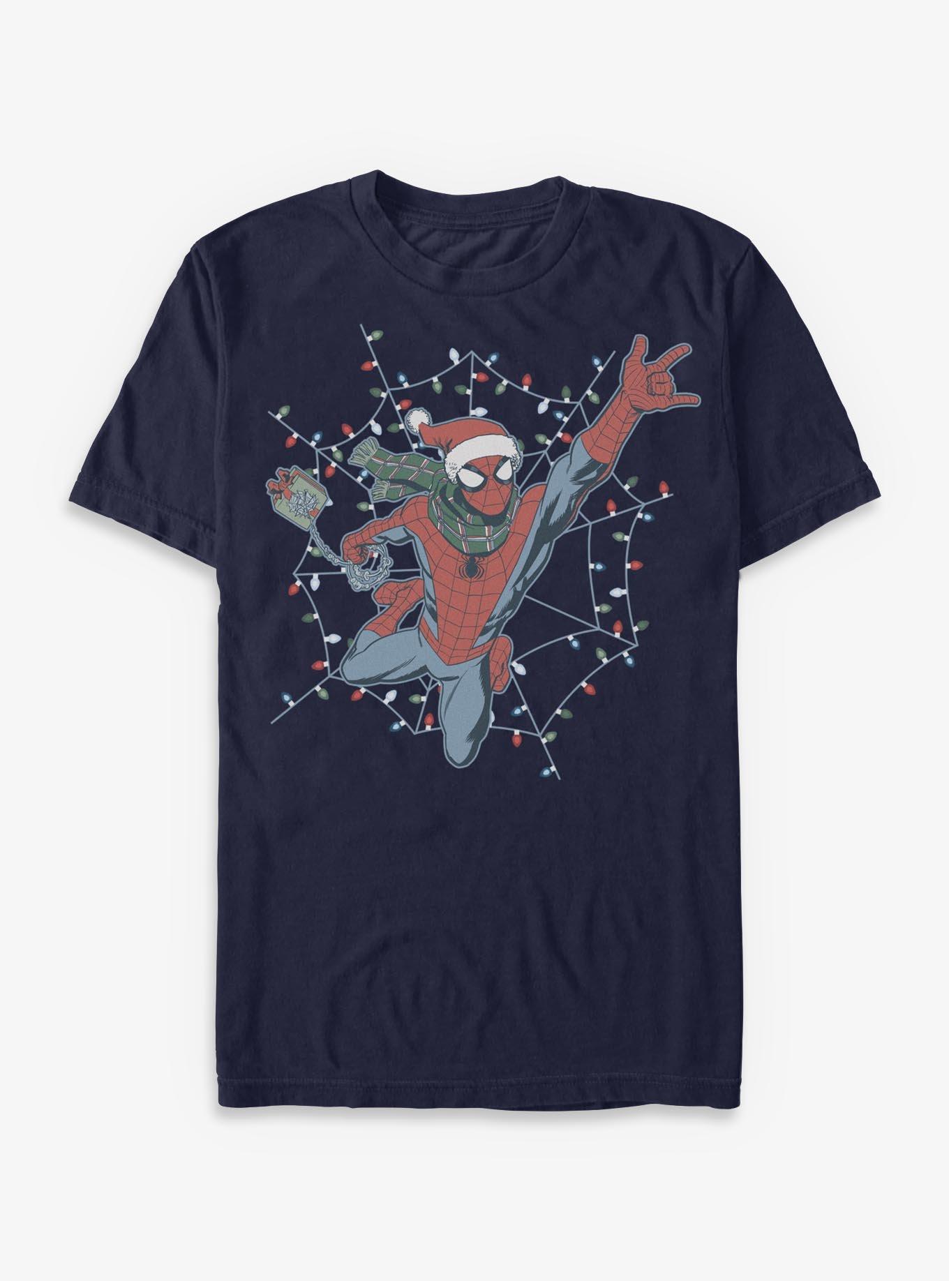 Marvel Spider-Man Swing Into Holiday T-Shirt