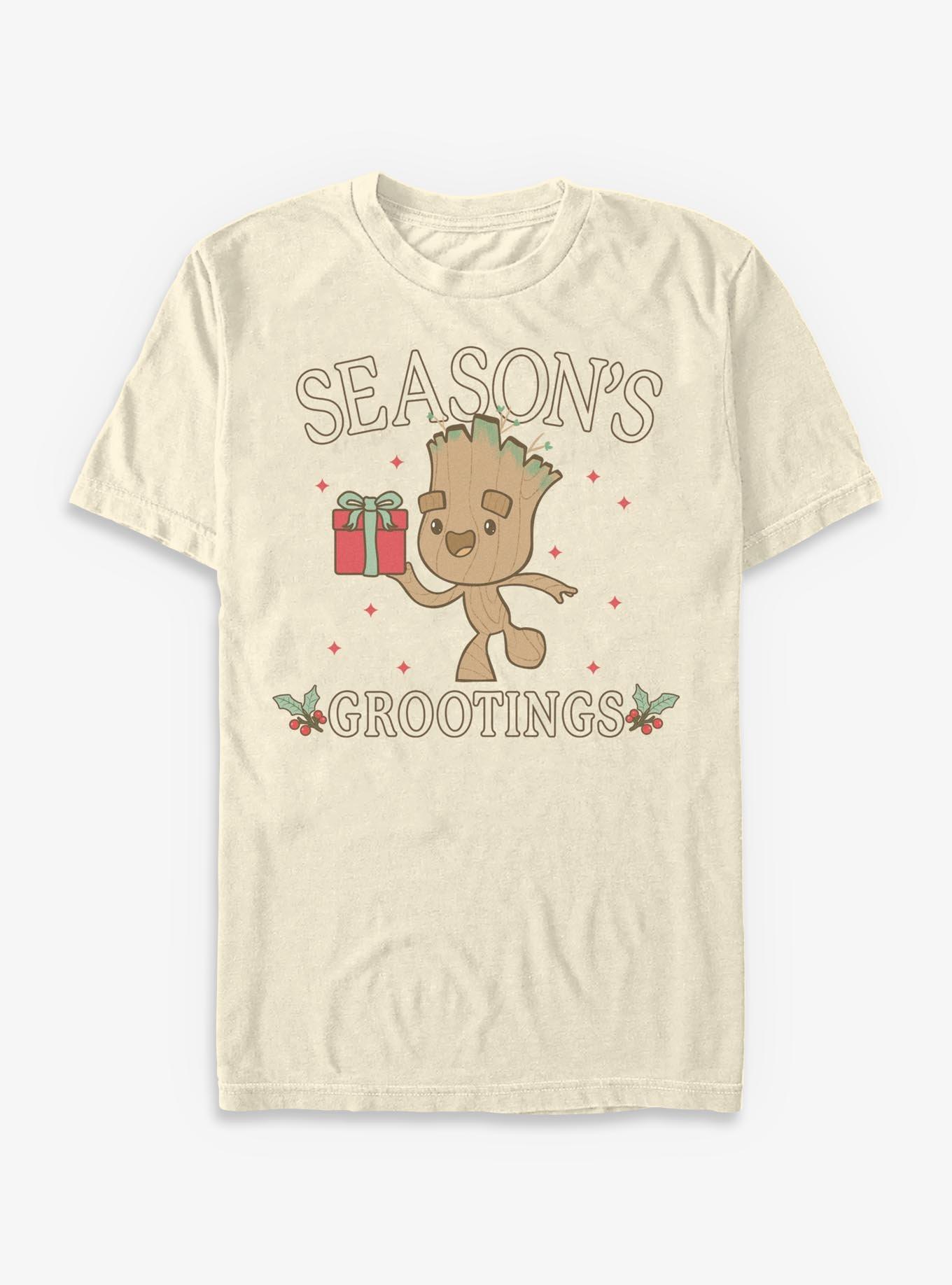 Marvel Groot Tree Season T-Shirt, OFF WHITE, hi-res