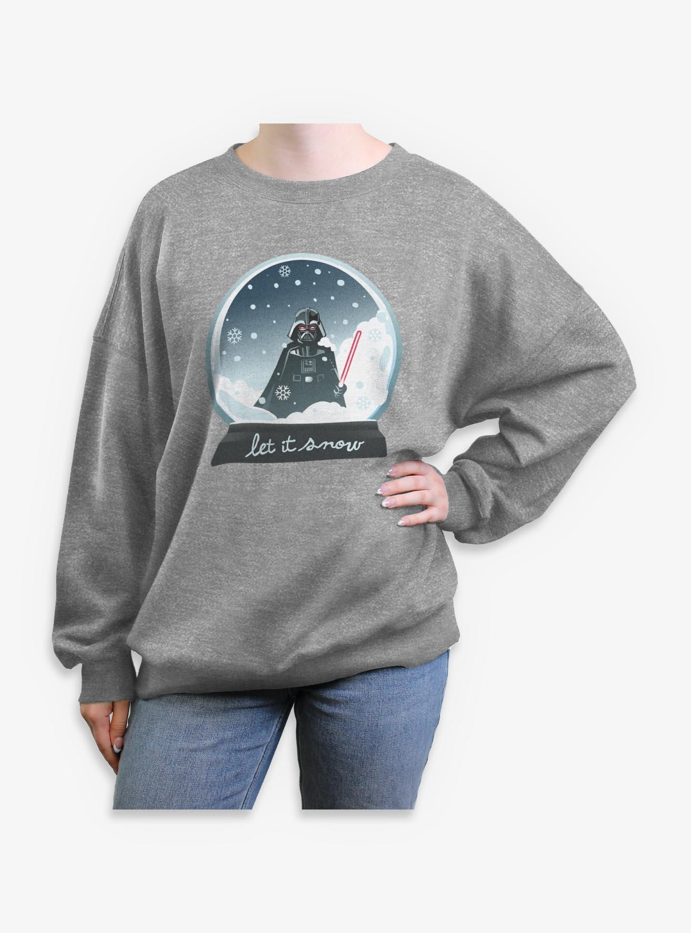 Star Wars Let It Snow Girls Oversized Sweatshirt
