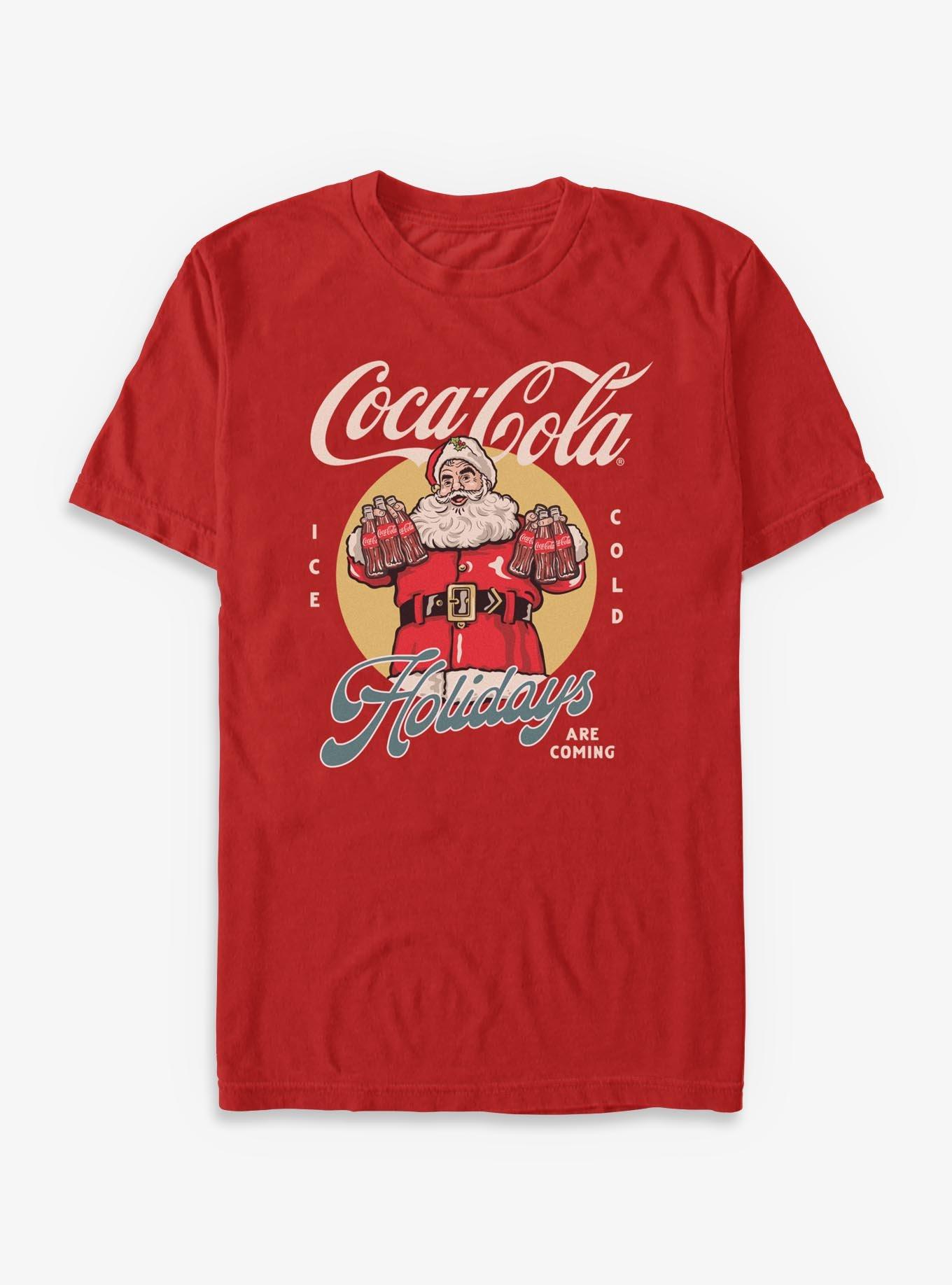 Coca-Cola Holidays Are Coming Santa T-Shirt, , hi-res