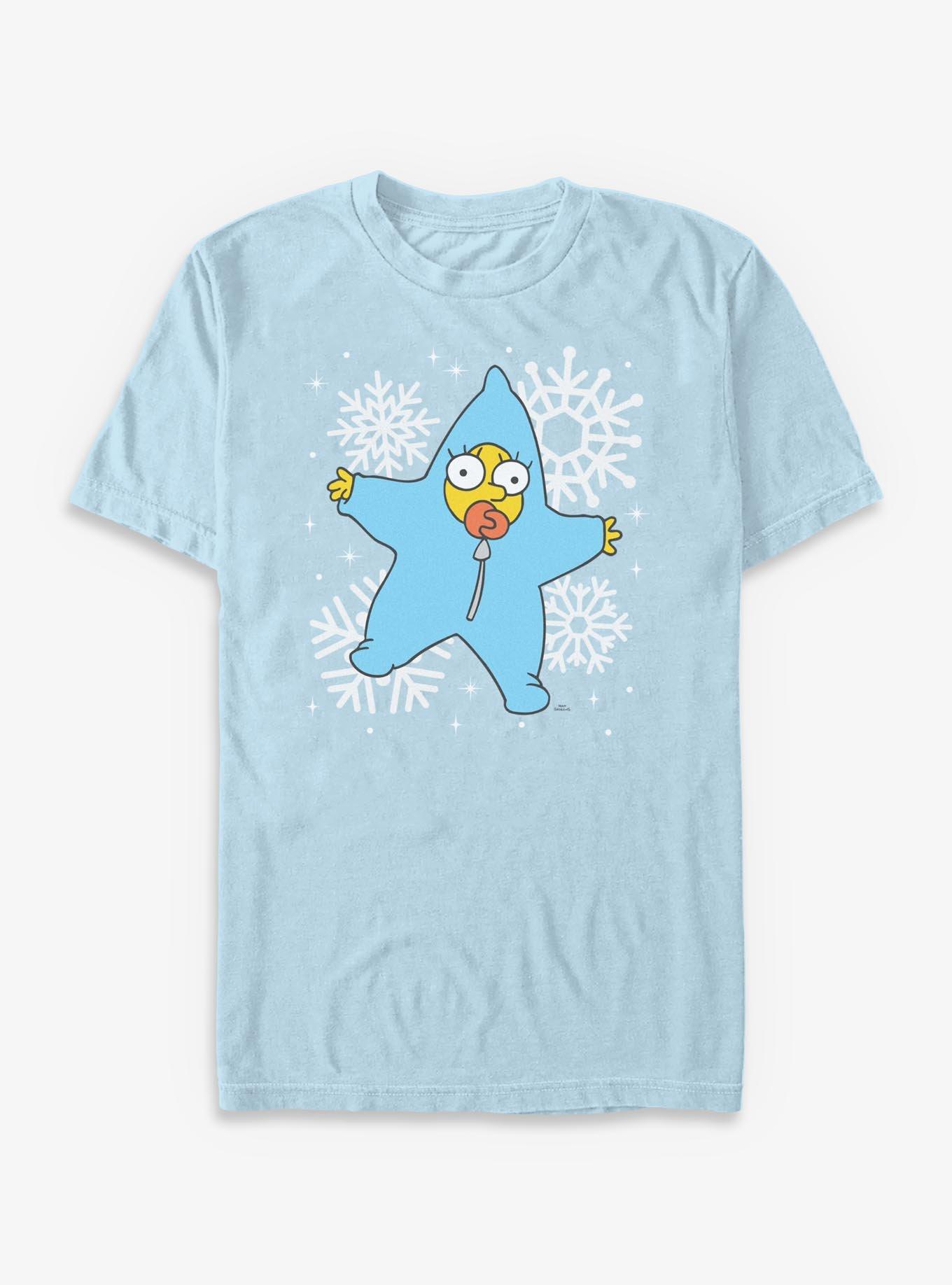 The Simpsons Maggie Snowflakes T-Shirt