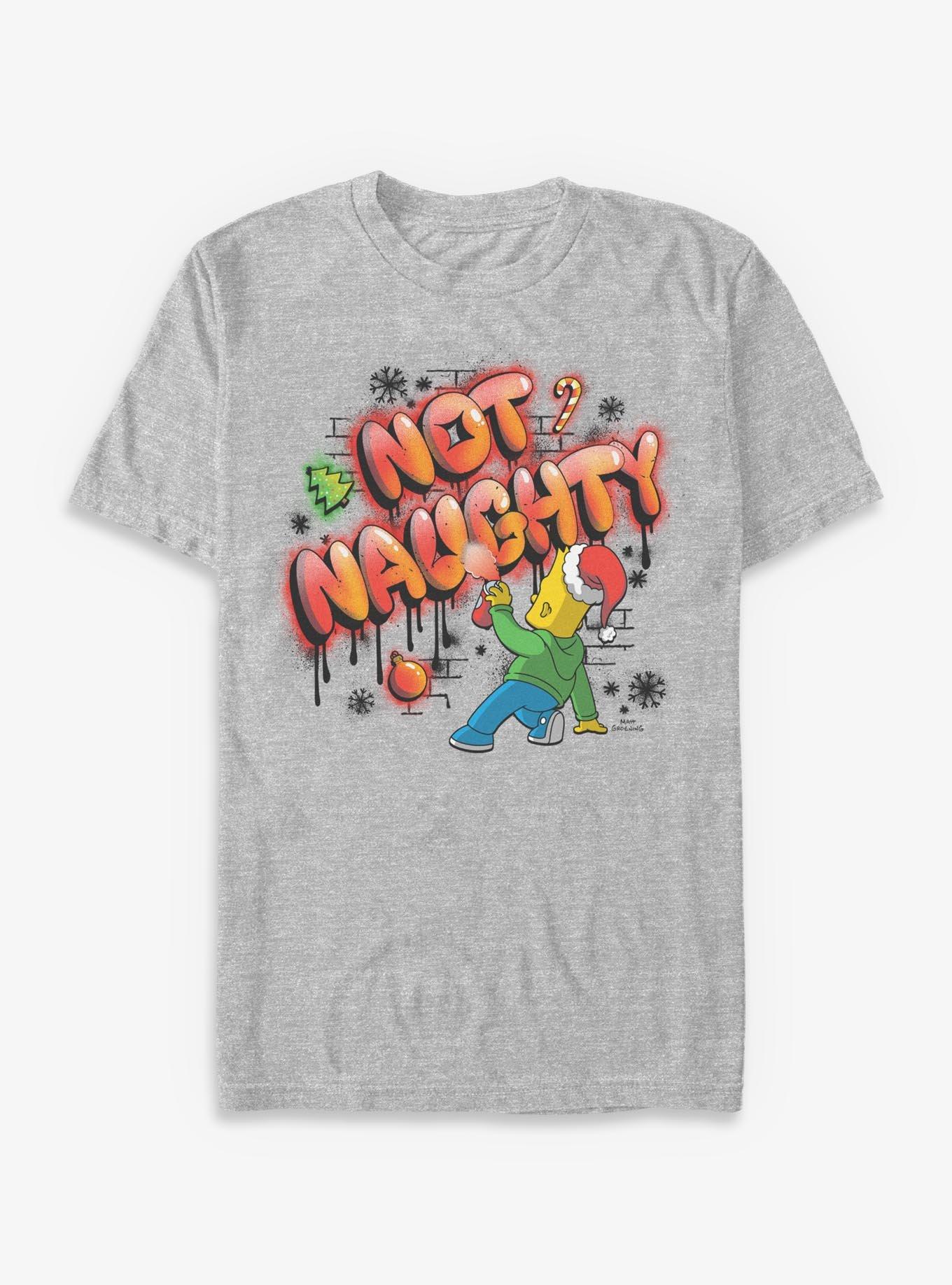 The Simpsons Naughty Bart Graffiti T-Shirt, , hi-res