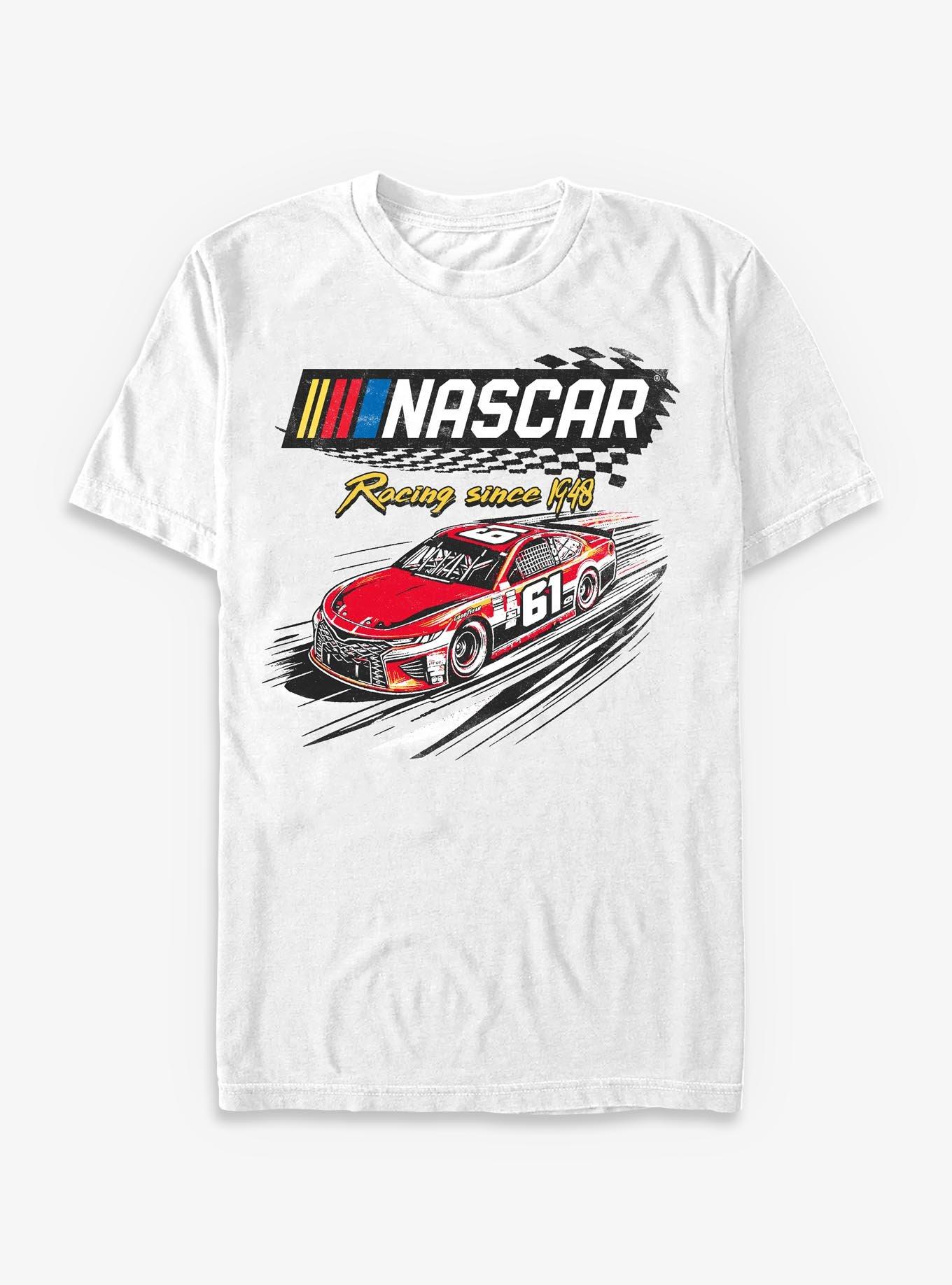 NASCAR Racing Checker Racing Back T-Shirt