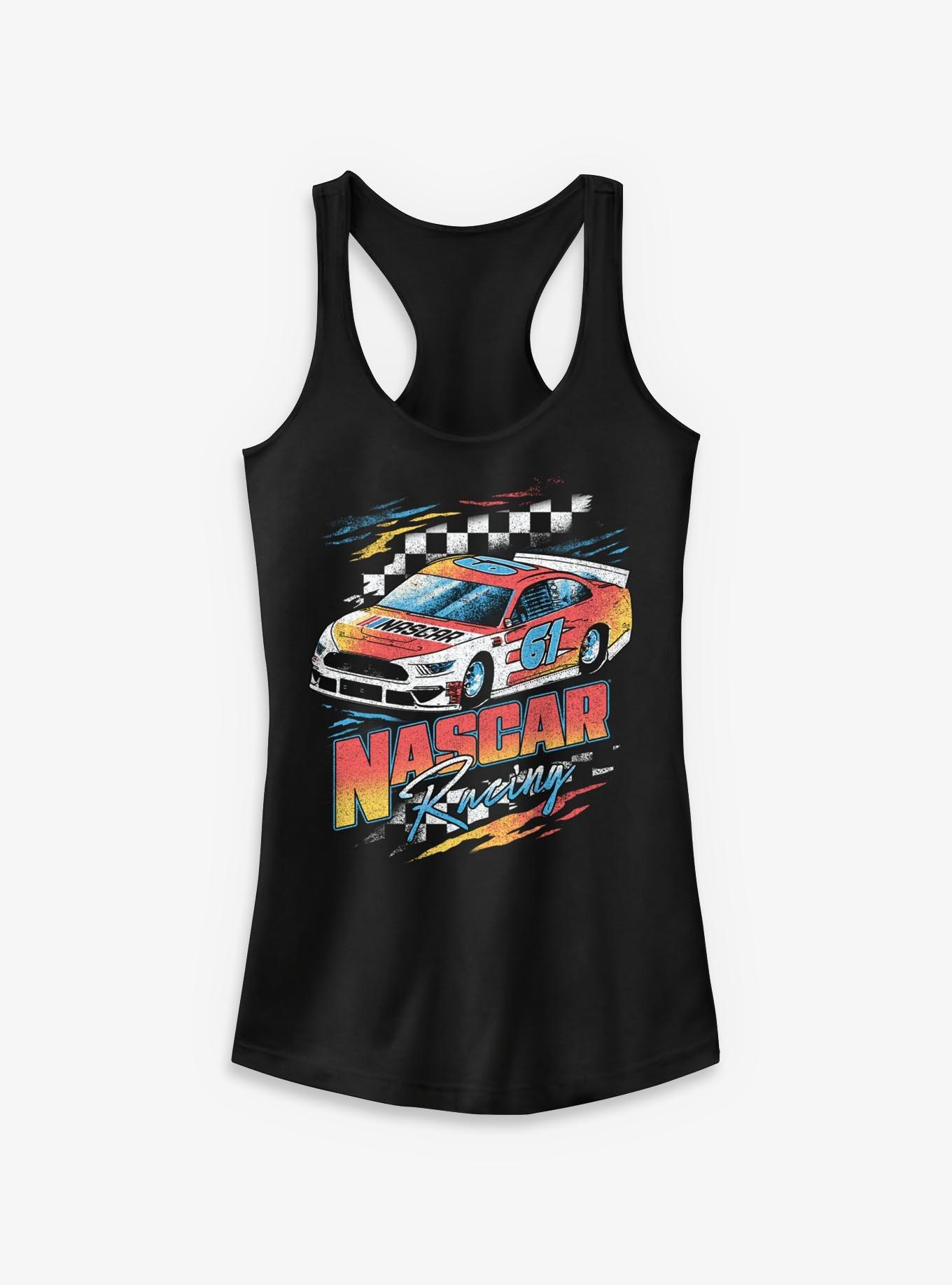 NASCAR Racing Racing Checkers Girls Tank, , hi-res