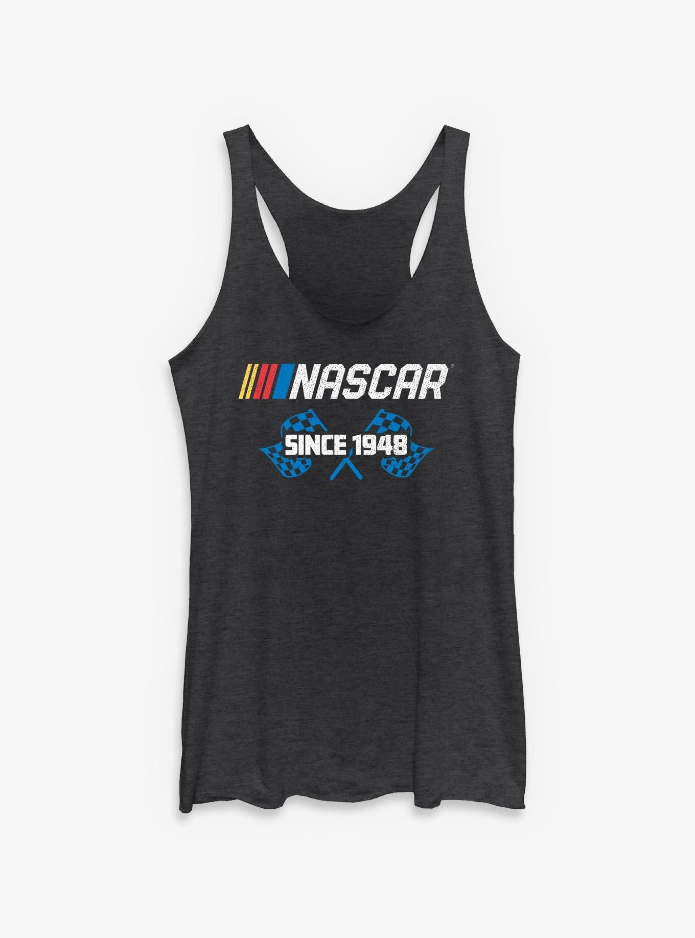 NASCAR Racing Racing Logo Girls Raw Edge Tank, , hi-res