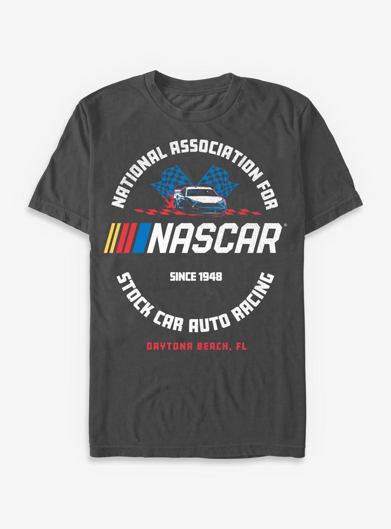 NASCAR Racing Logo Flag T-Shirt, , hi-res