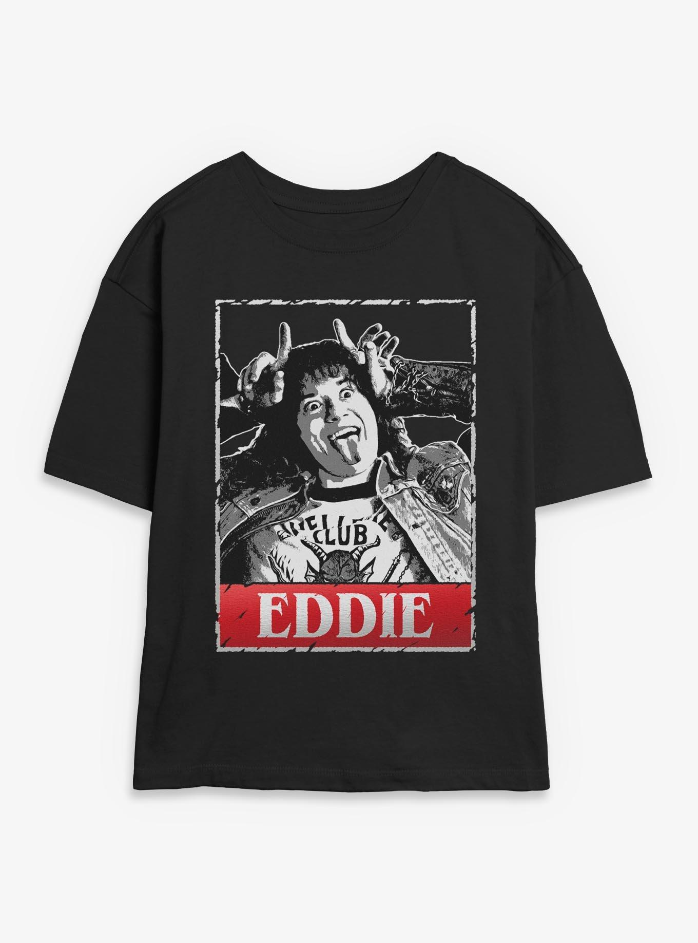 Stranger Things Eddie Munson Card Portrait Womens Skimmer T-Shirt, , hi-res