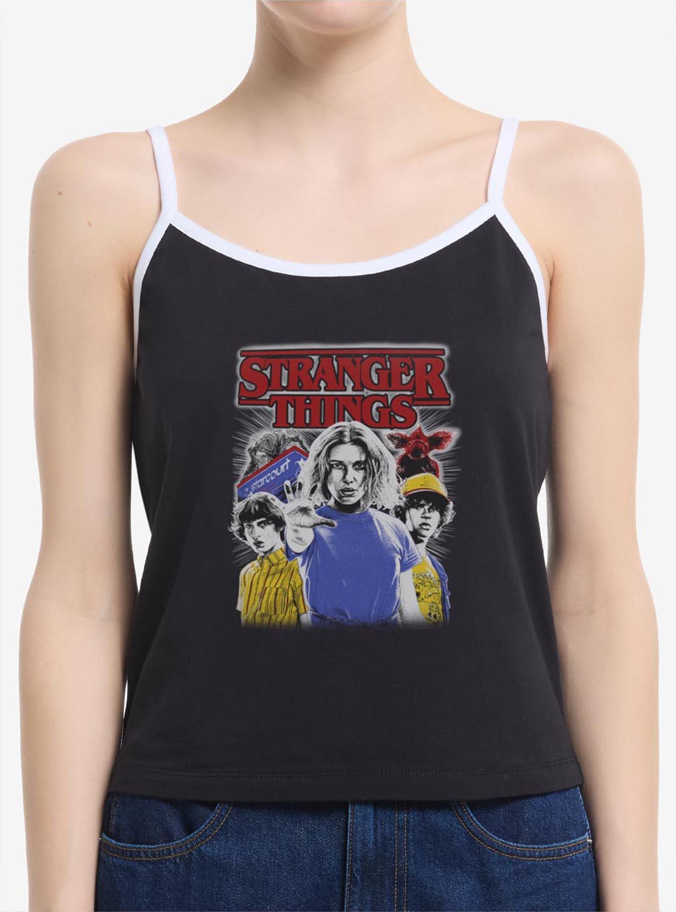 Stranger Things Old School Collage Womens Cami Tank Top, , hi-res