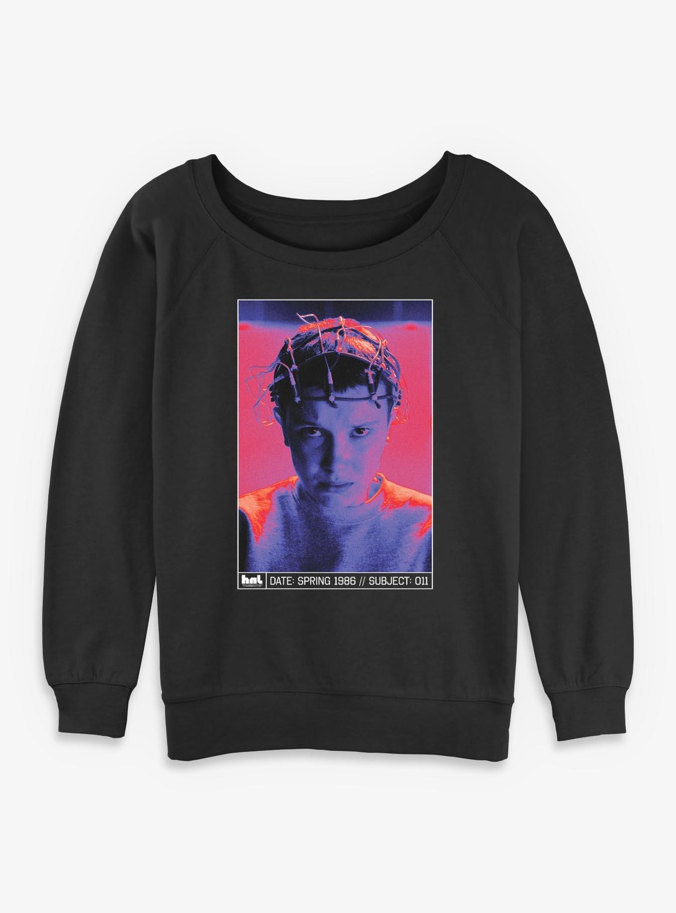 Stranger Things Experiment Eleven Womens Slouchy Sweatshirt, , hi-res