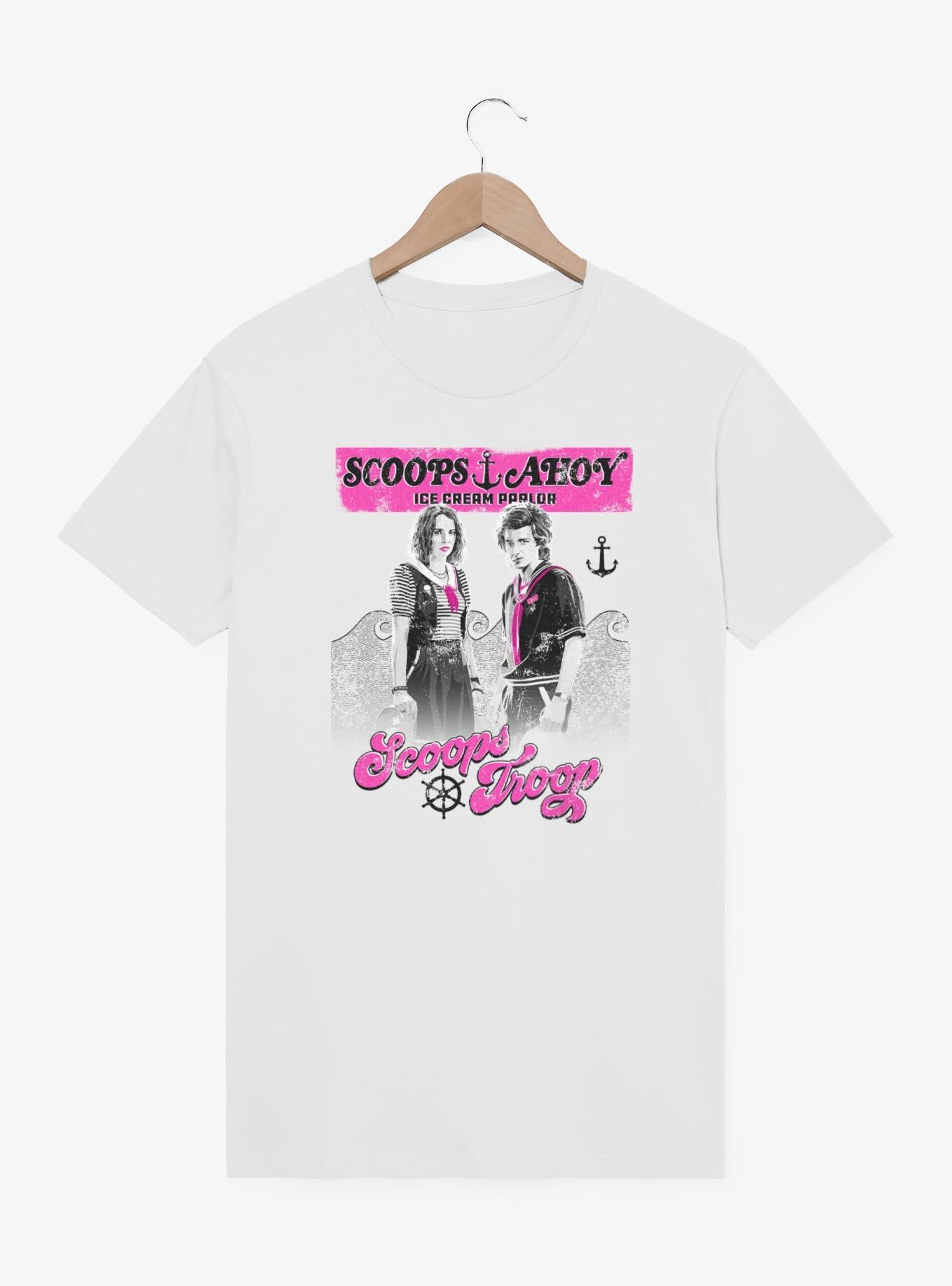 Stranger Things Scoops Ahoy Vintage Scoop Troop T-Shirt, , hi-res
