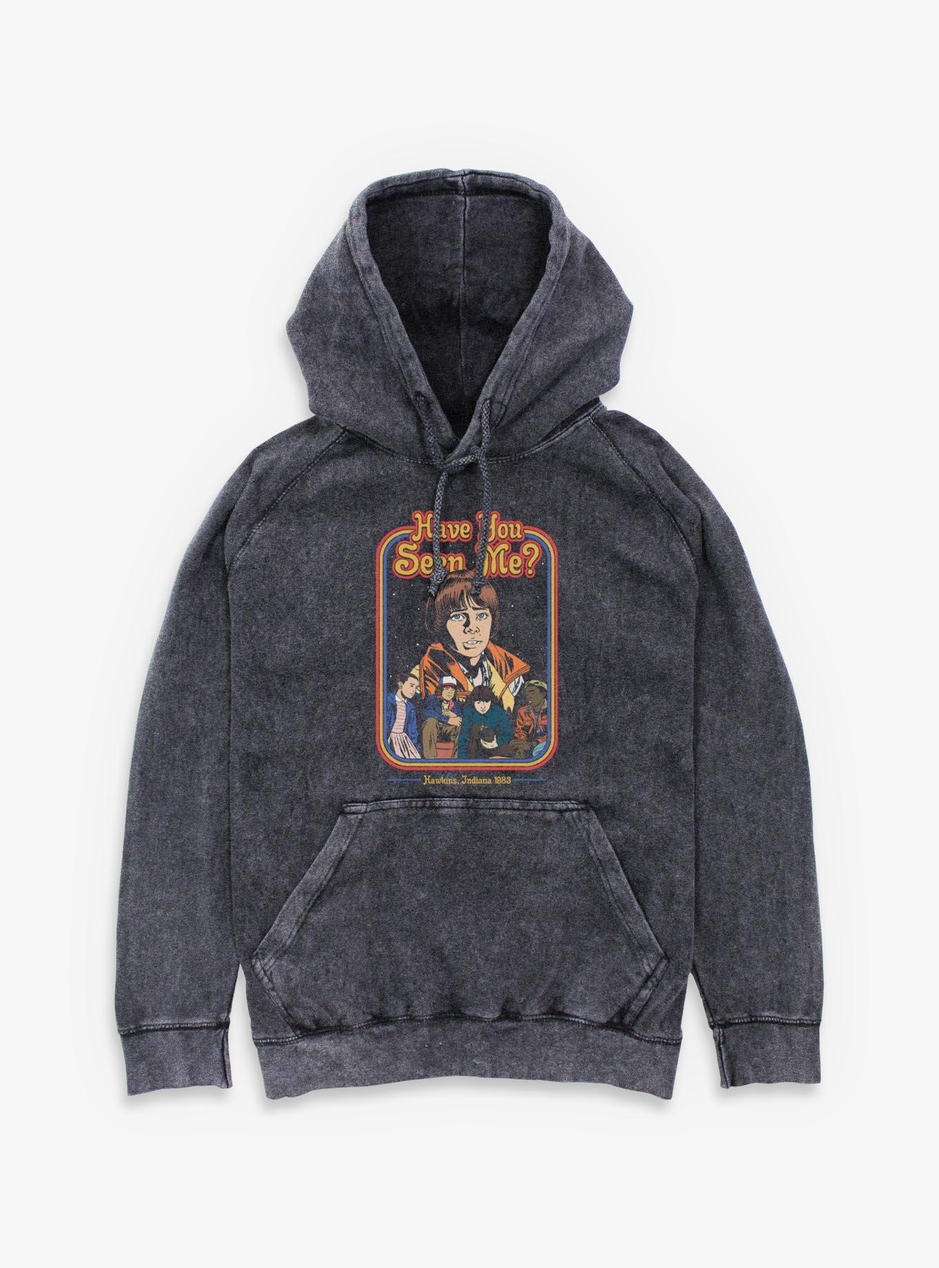 Stranger Things Retro Have You Seen Will Mineral Wash Hoodie, , hi-res