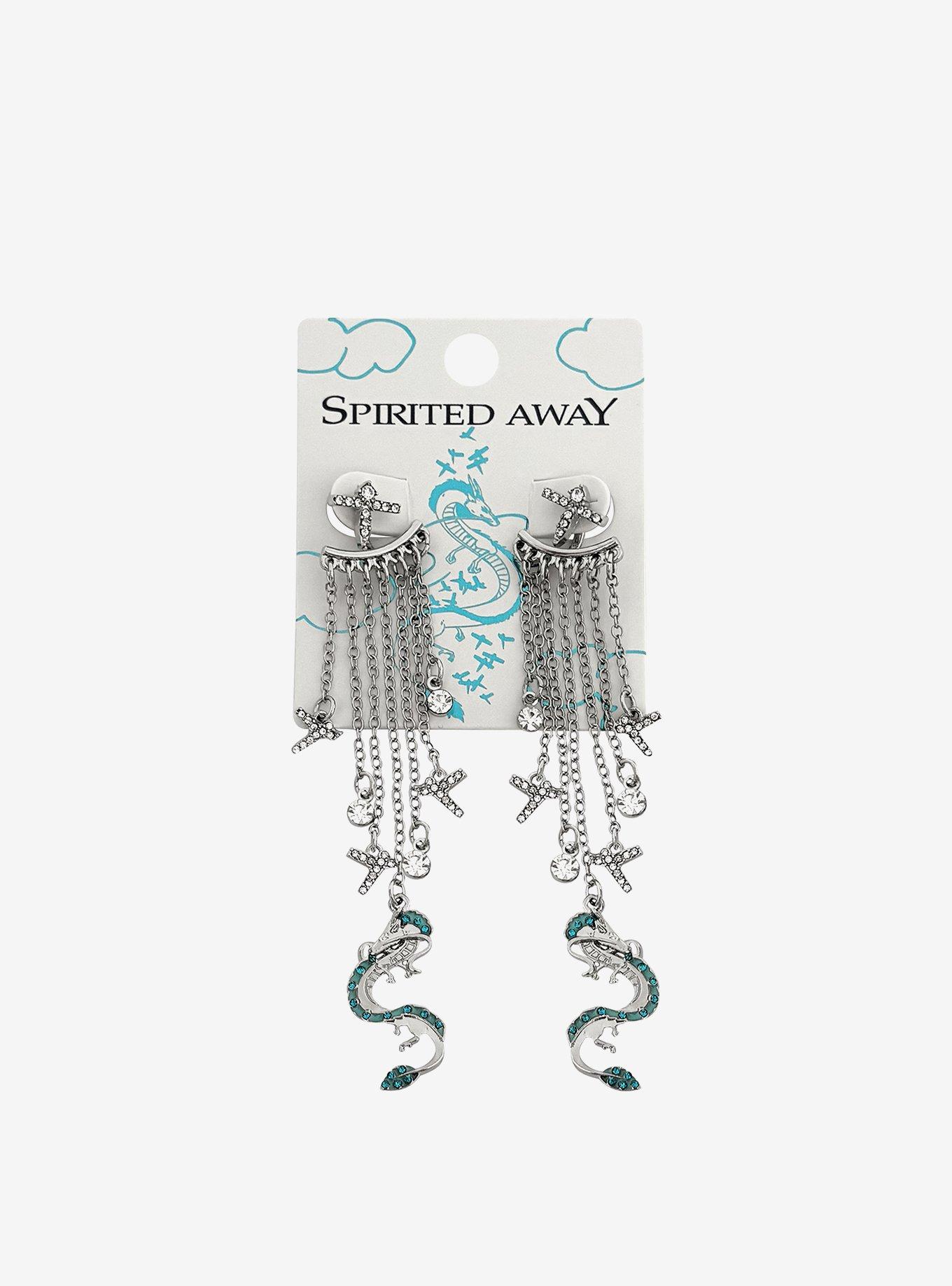 Studio Ghibli&reg; Spirited Away Haku Chandelier Earrings, , hi-res