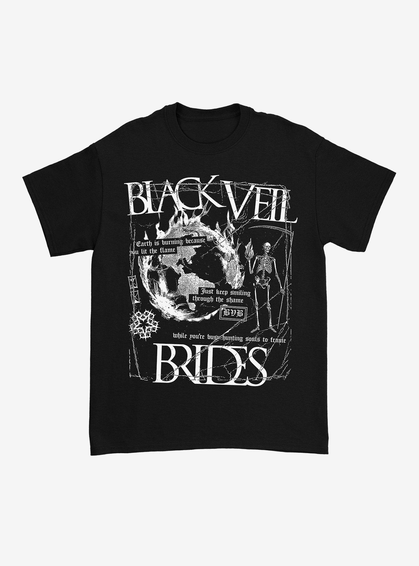 Black Veil Brides Earth Is Burning T-Shirt, , hi-res
