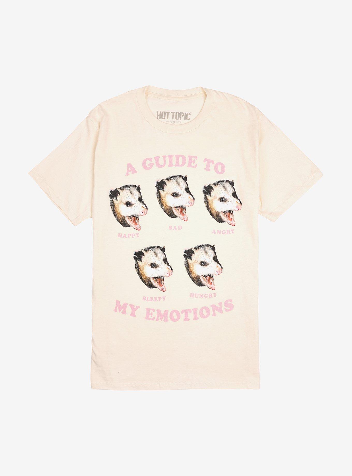 Possum Emotions Guide T-Shirt, , hi-res