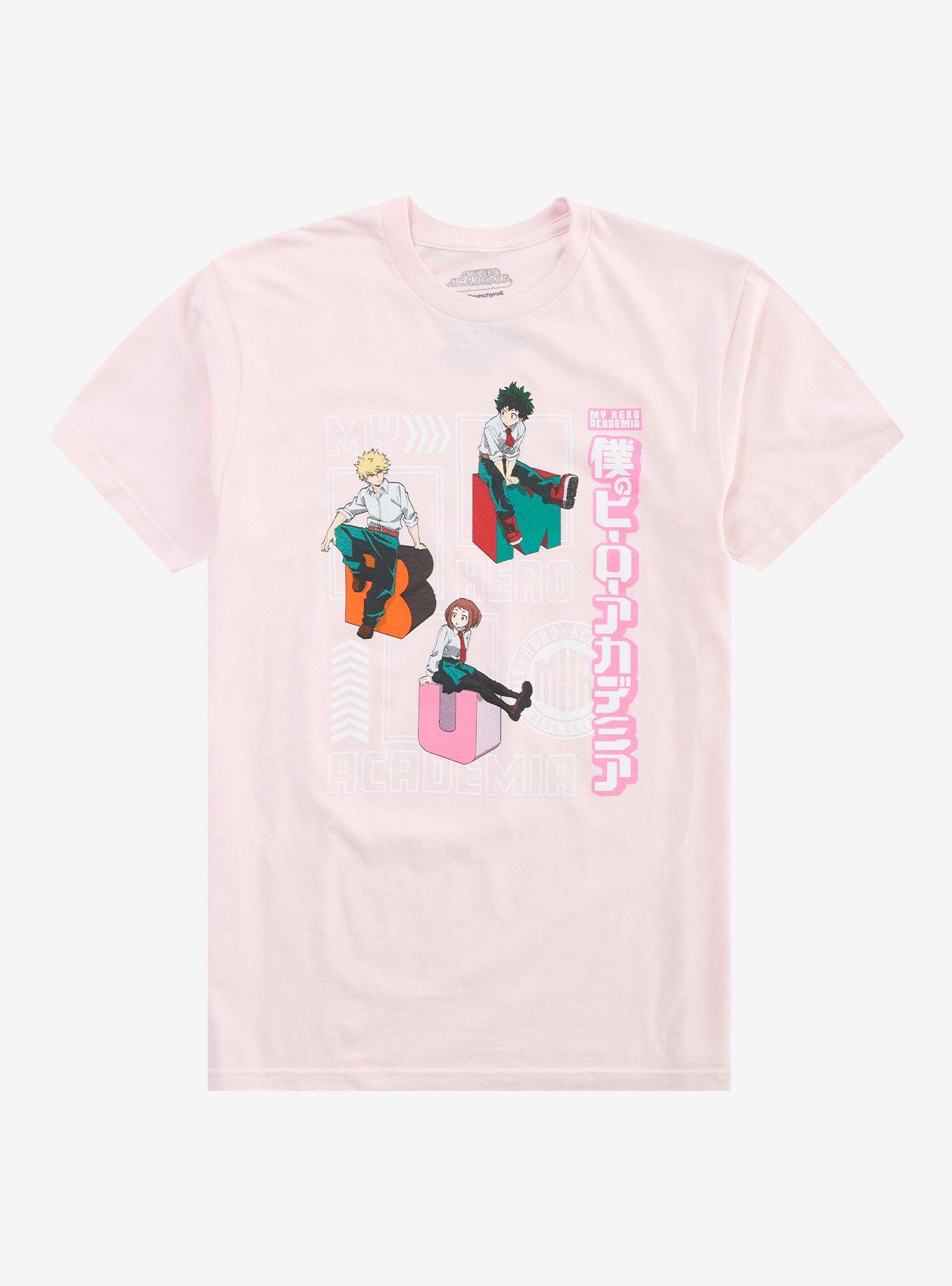 My Hero Academia Trio Block Letter T-Shirt, , hi-res
