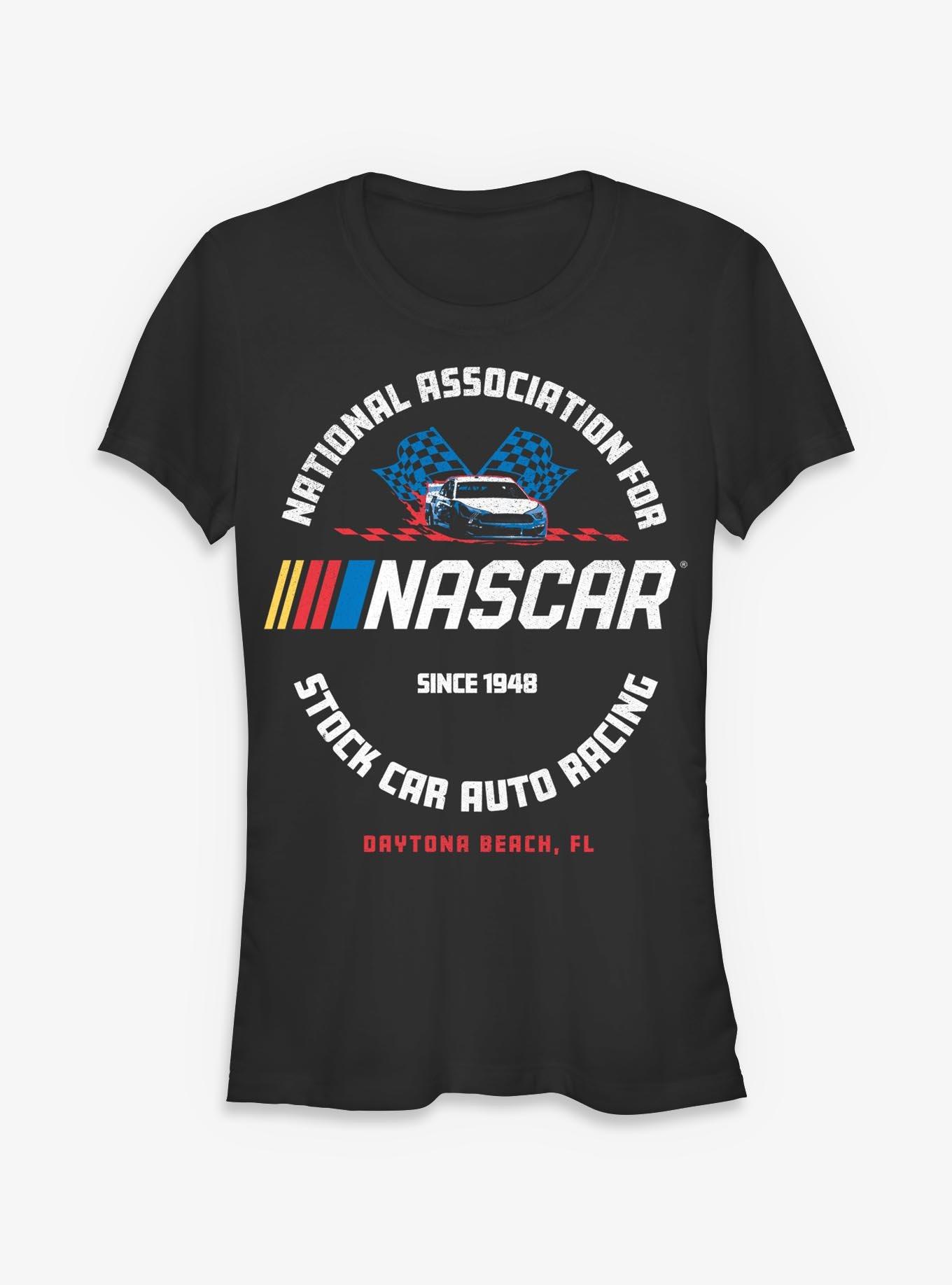 NASCAR Racing Logo Flag Girls T-Shirt