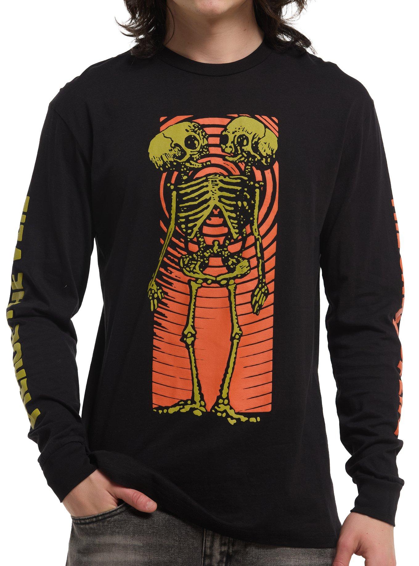 Pierce The Veil Conjoined Skeleton Long-Sleeve T-Shirt, , hi-res