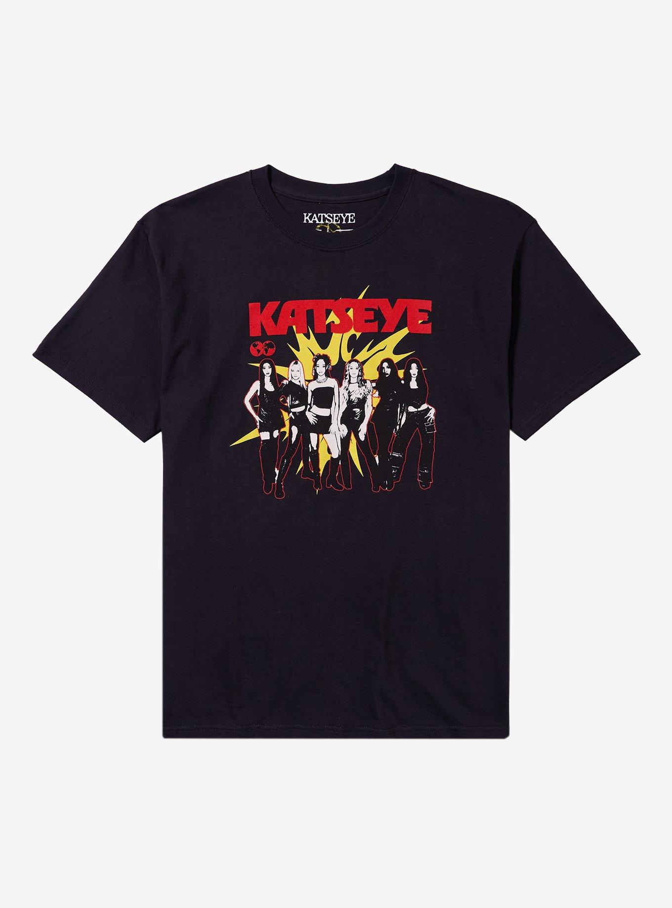 KATSEYE Group Tonal T-Shirt Hot Topic Exclusive, , hi-res
